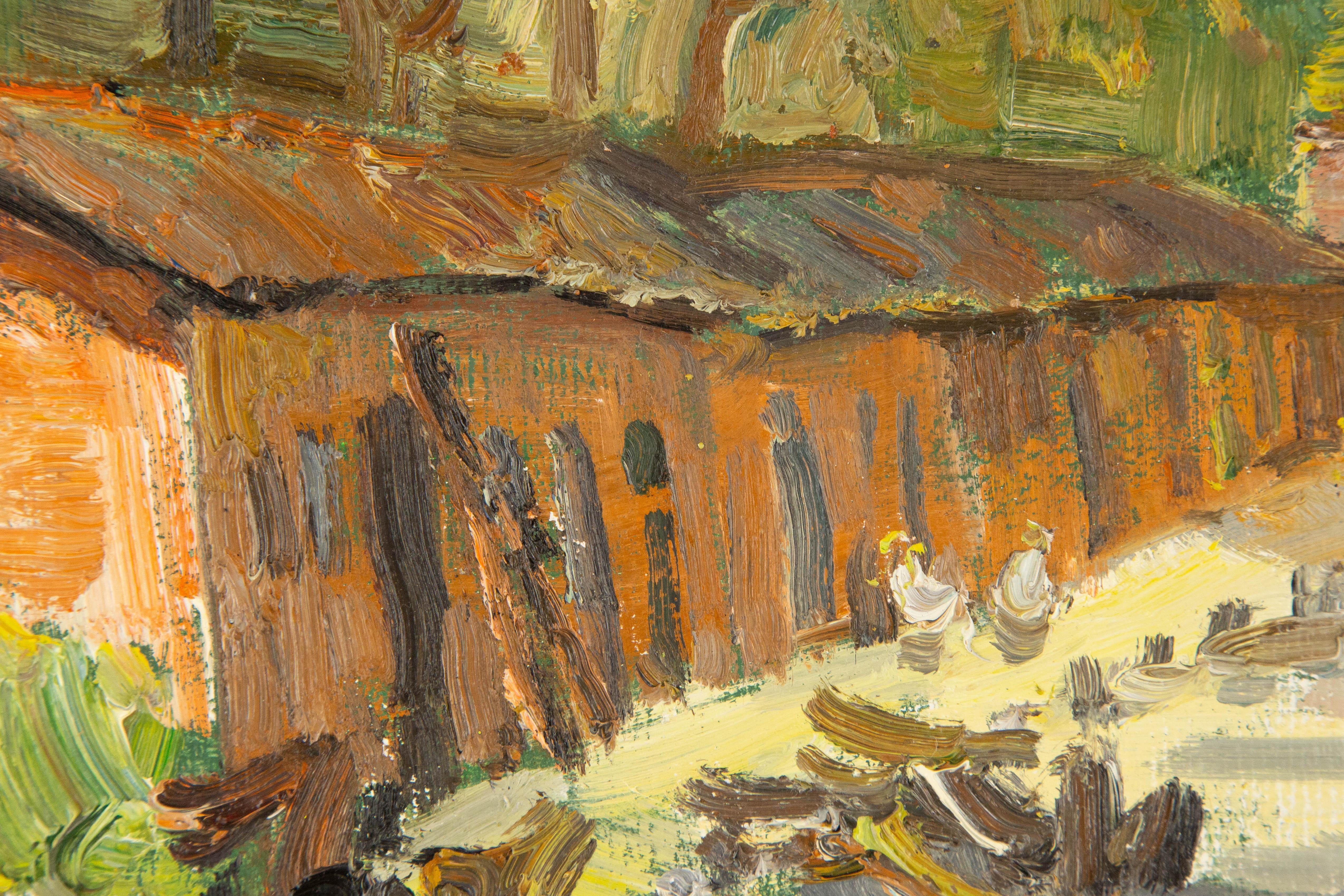 MingYan Li Landscape Original Oil On Canvas 