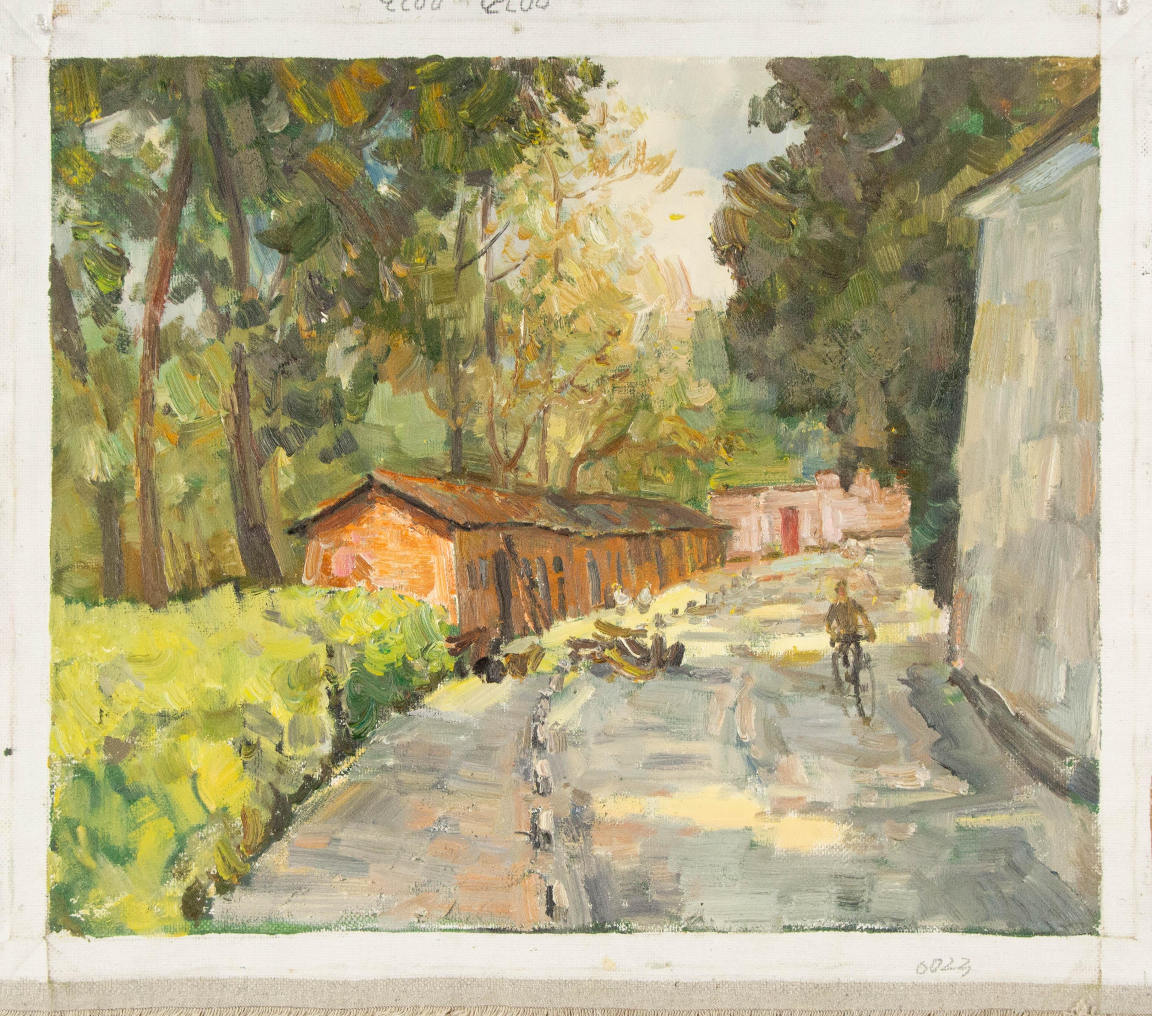 MingYan Li Landscape Original Oil On Canvas 