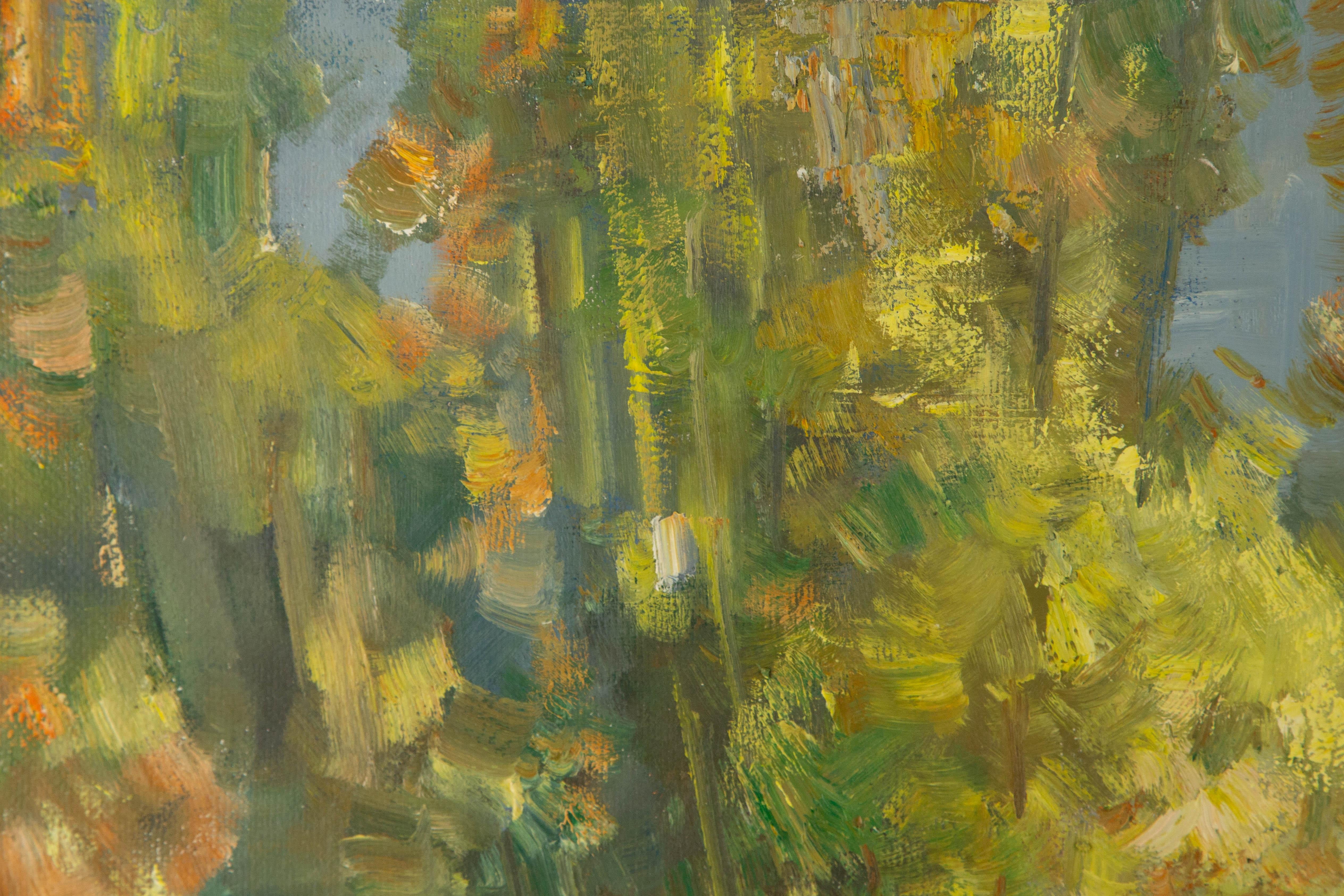 Mingyan Li Landscape Original Oil On Canvas 