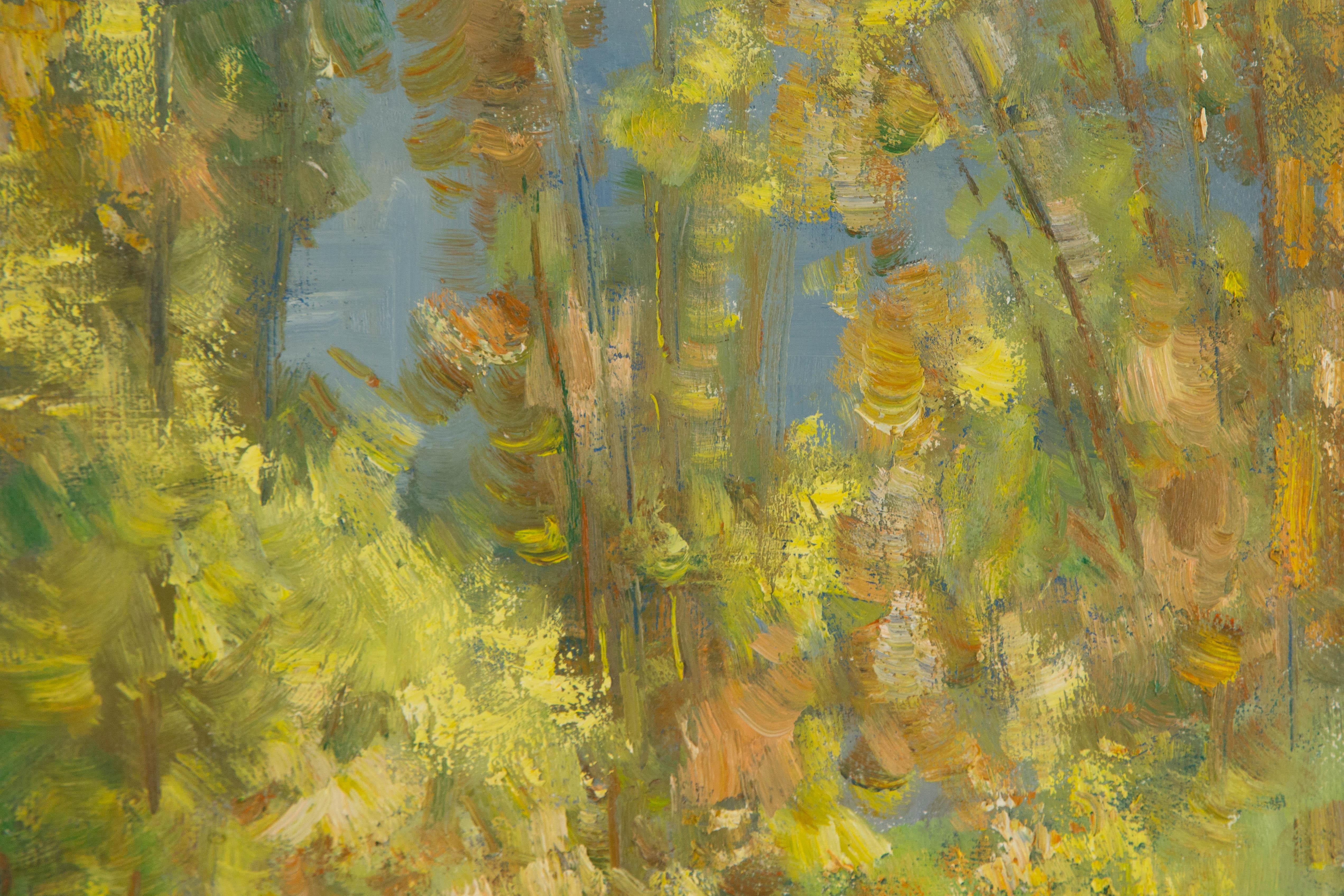 Mingyan Li Landscape Original Oil On Canvas 