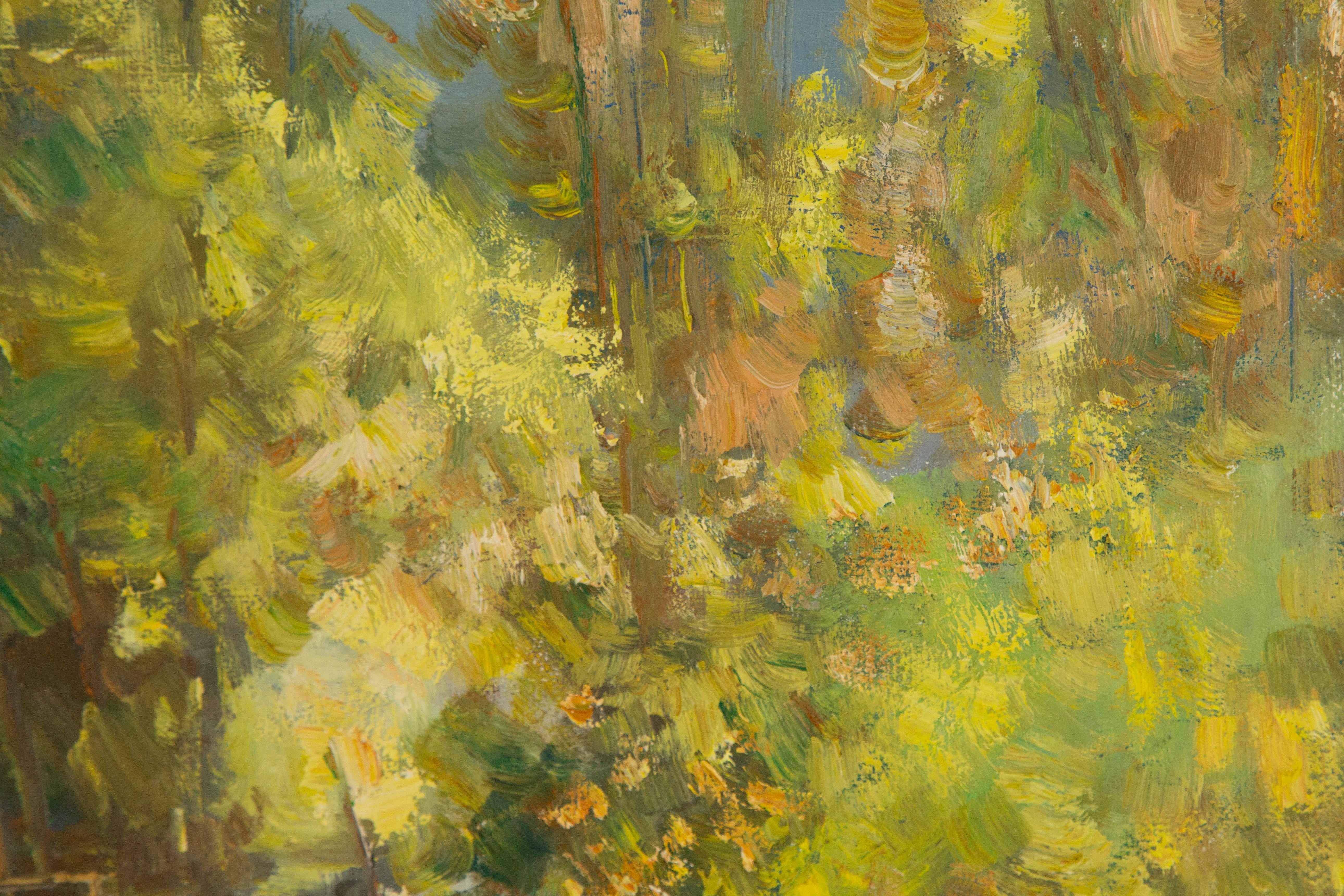 Mingyan Li Landscape Original Oil On Canvas 