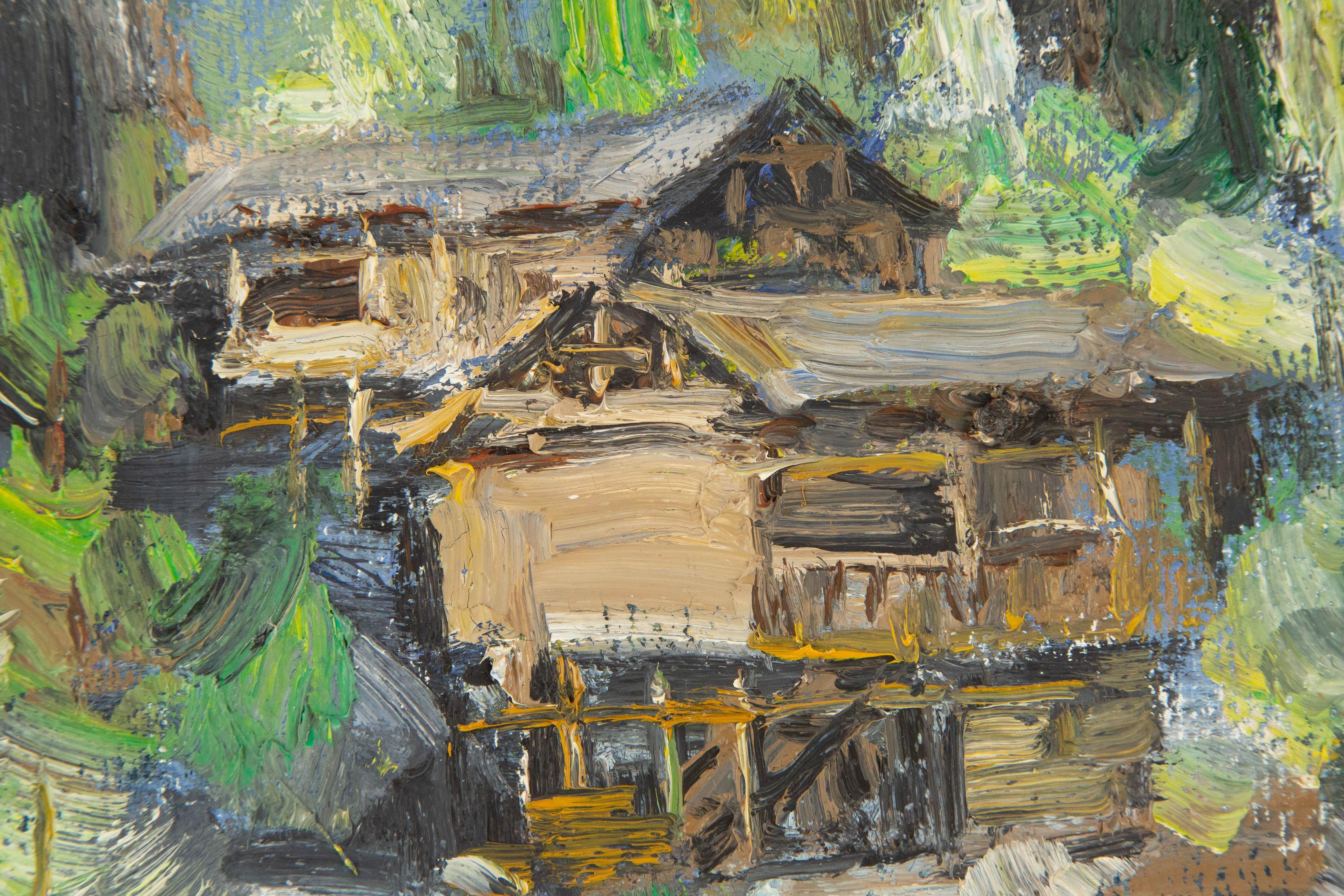MingYan Li Paisaje Óleo Original Sobre Lienzo 