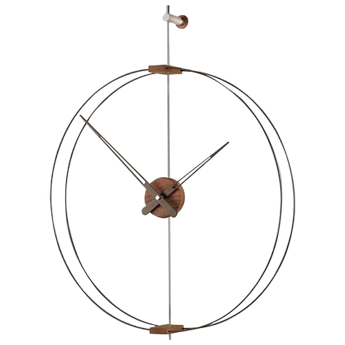 Mini Barcelona Clock, Walnut