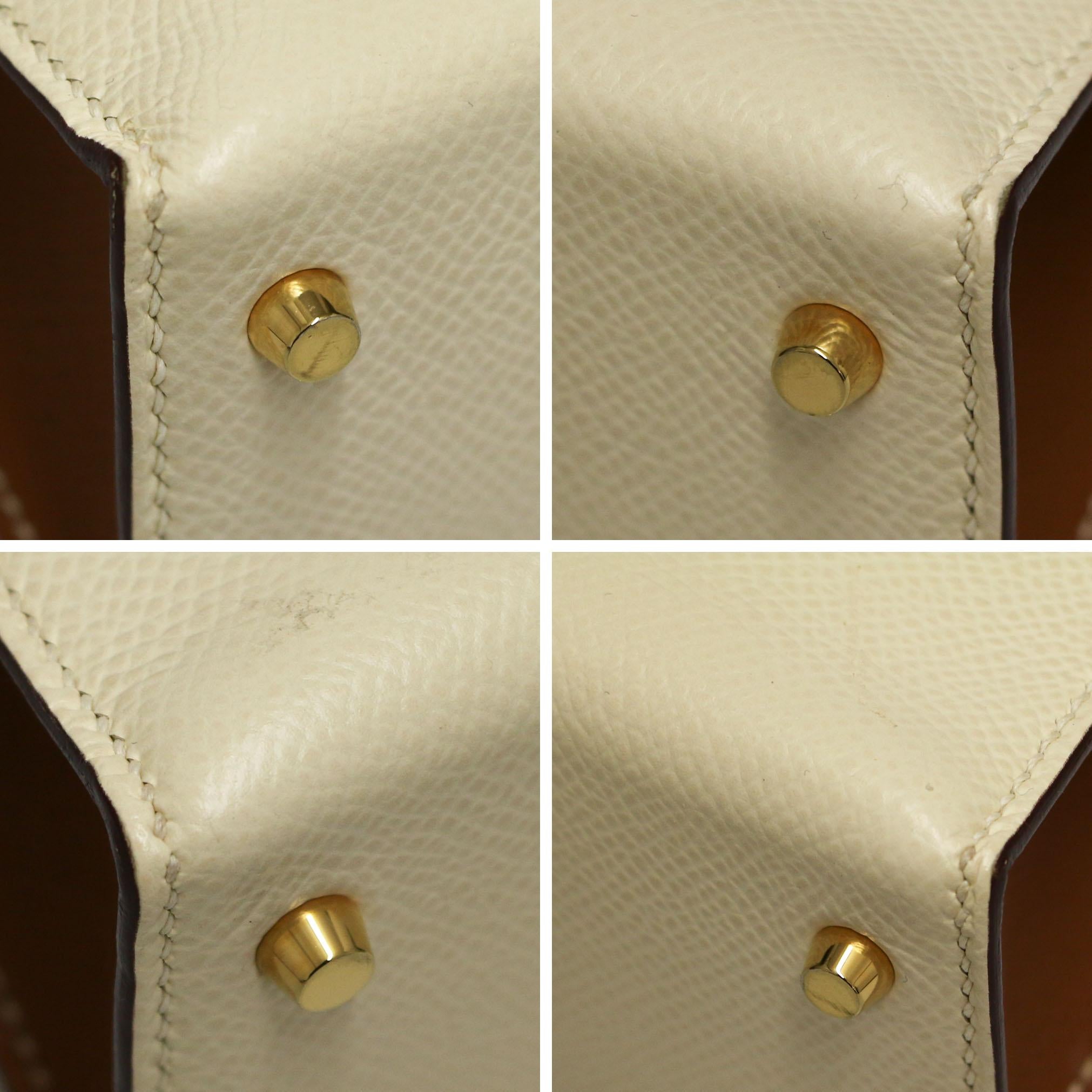 Mini bicolore Kelly horseshoe For Sale 2