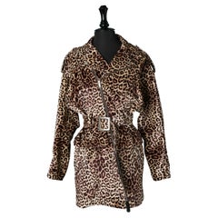 Mini biker dress with animal print ALEXANDRE VAUTHIER