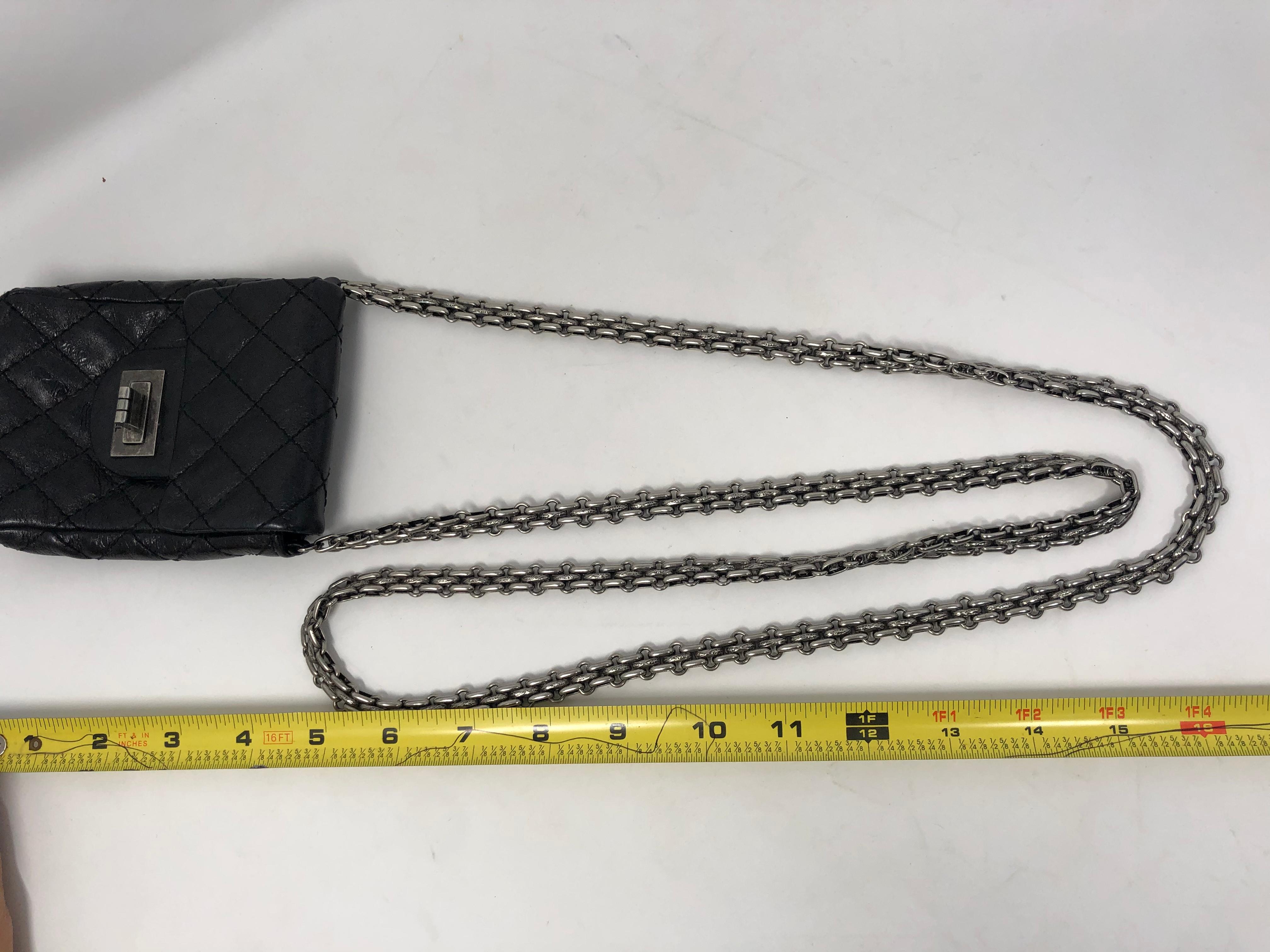 Mini Black Chanel Camera Crossbody Bag  8