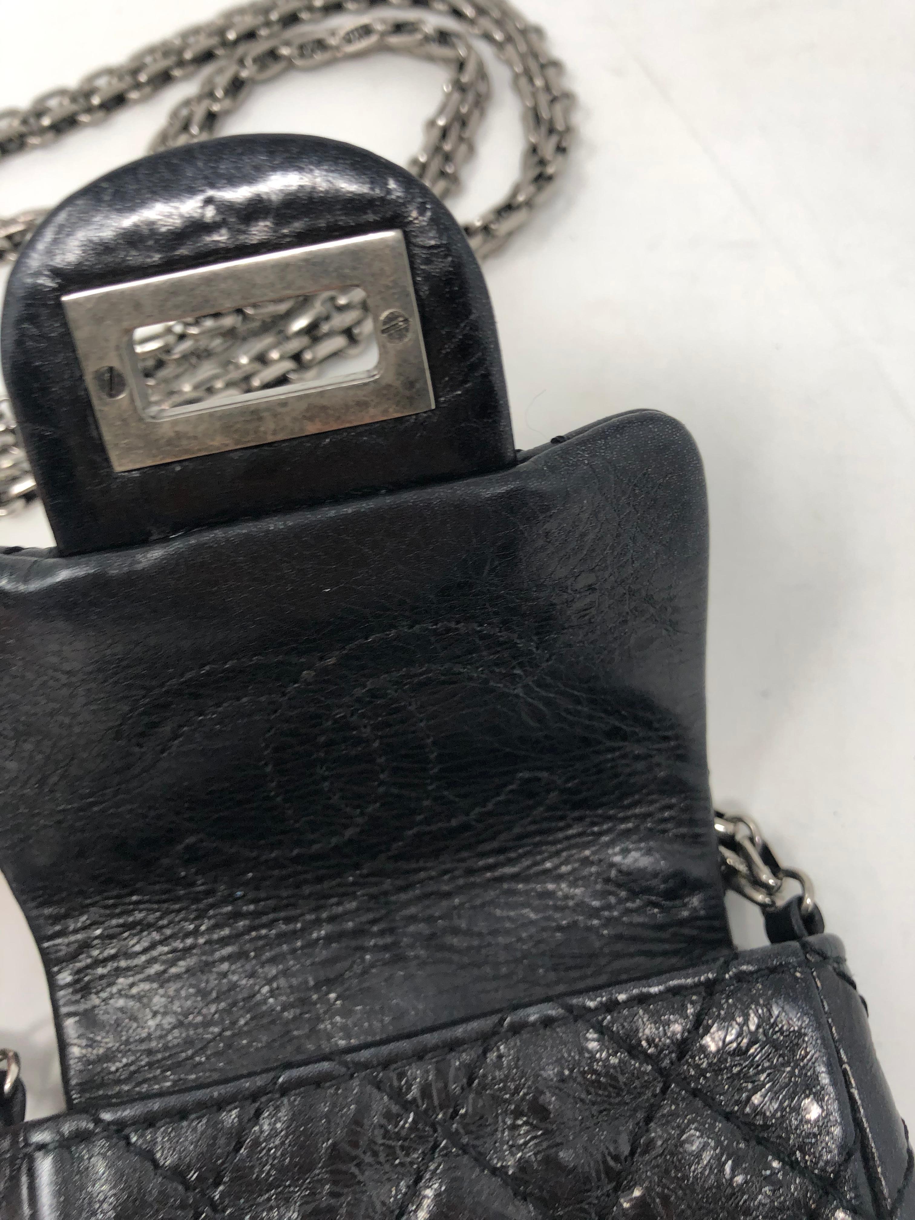 Mini Black Chanel Camera Crossbody Bag  1