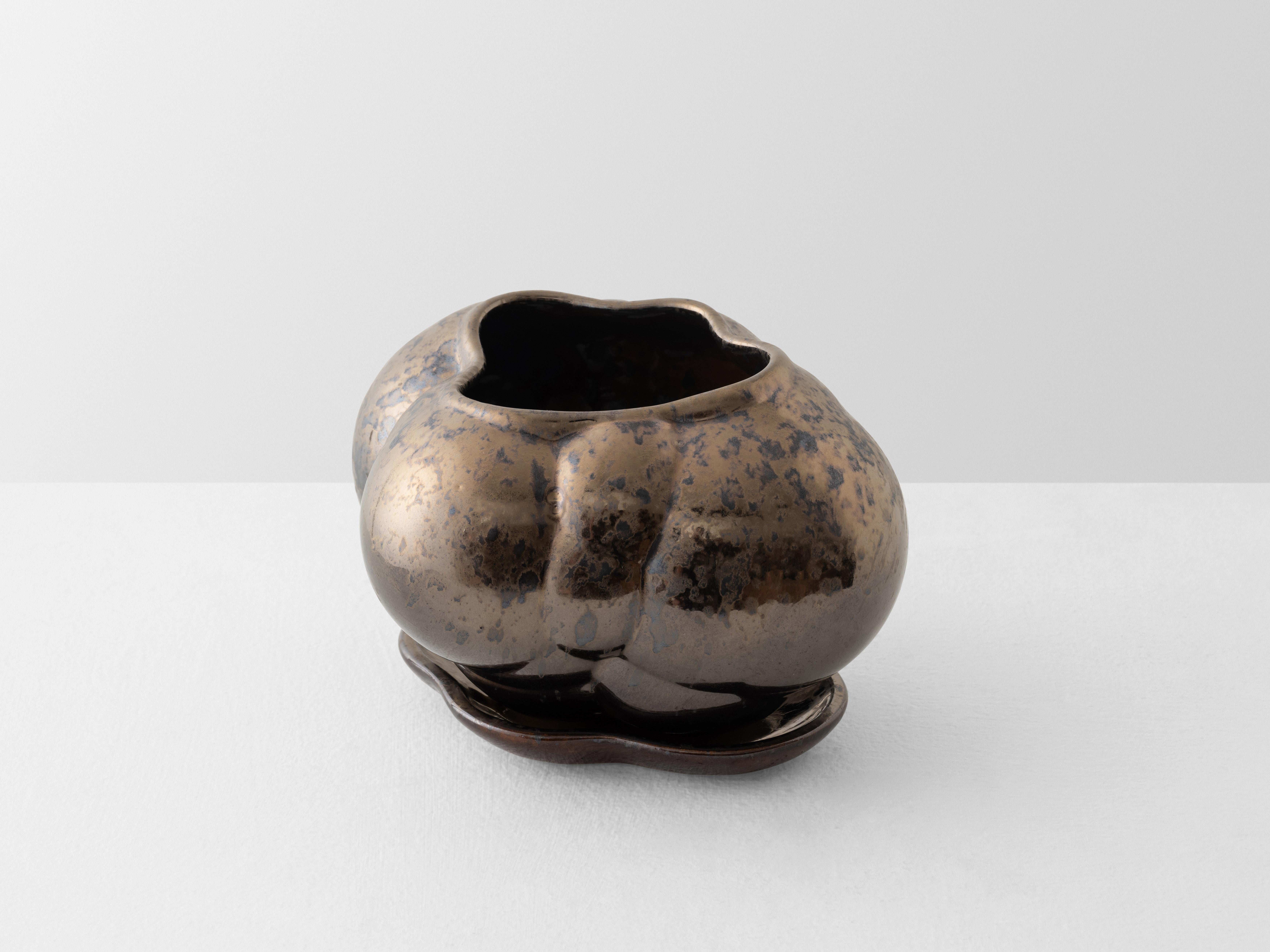 Mini jardinière Botryoidal de Forma Rosa Studio en bronze
Dimensions : D 15,2 x L 20,3 x H 15,2 cm.
Matériaux : Céramique.

Disponible en bronze, vert, crème cristal et anthracite.

Notre mini jardinière botryoïdale est cultivée numériquement pour