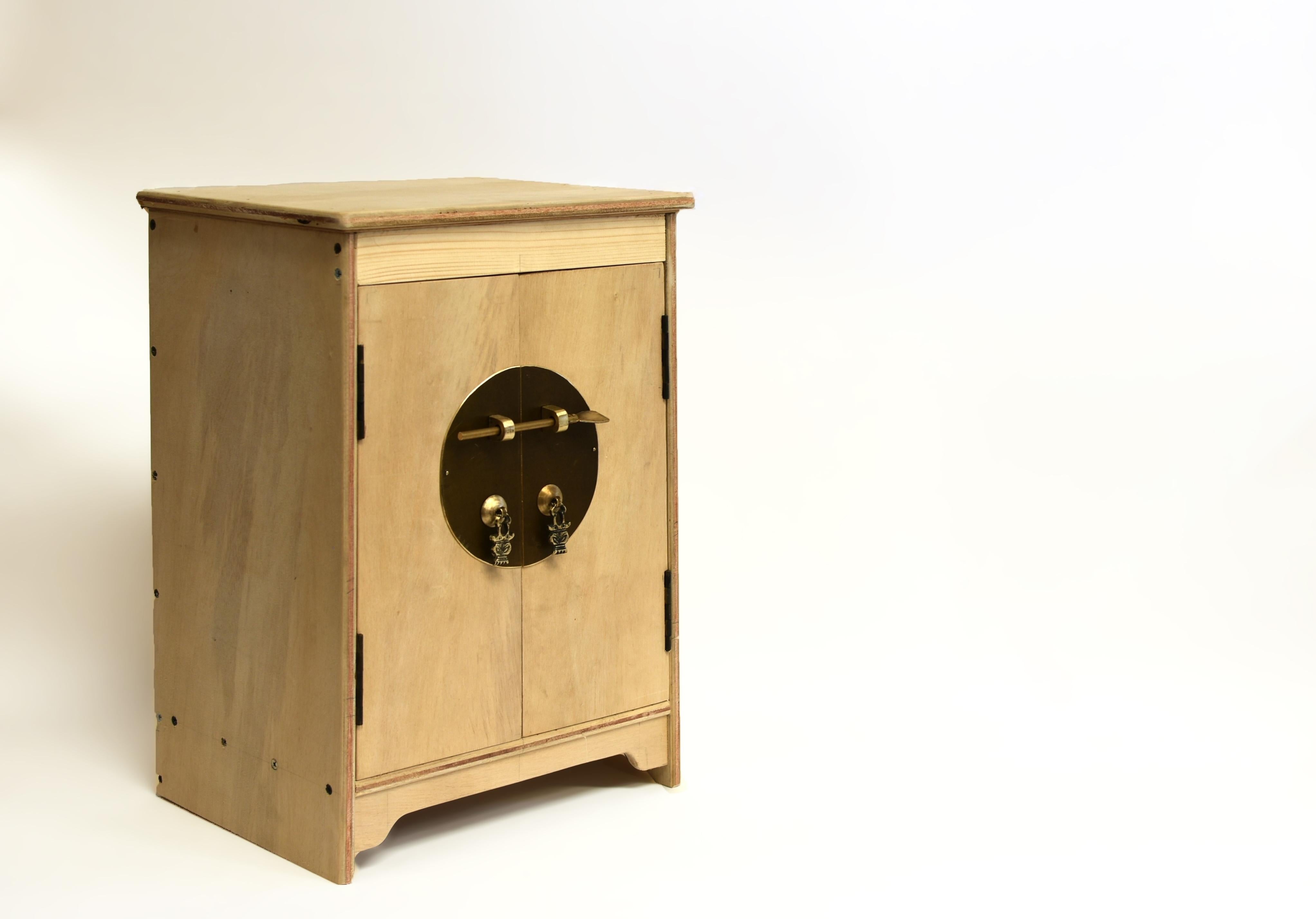 Hand-Crafted Mini Cabinet Ming Modern 18.75