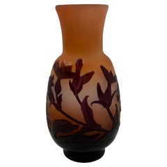Mini cameo vase by Emile Galle