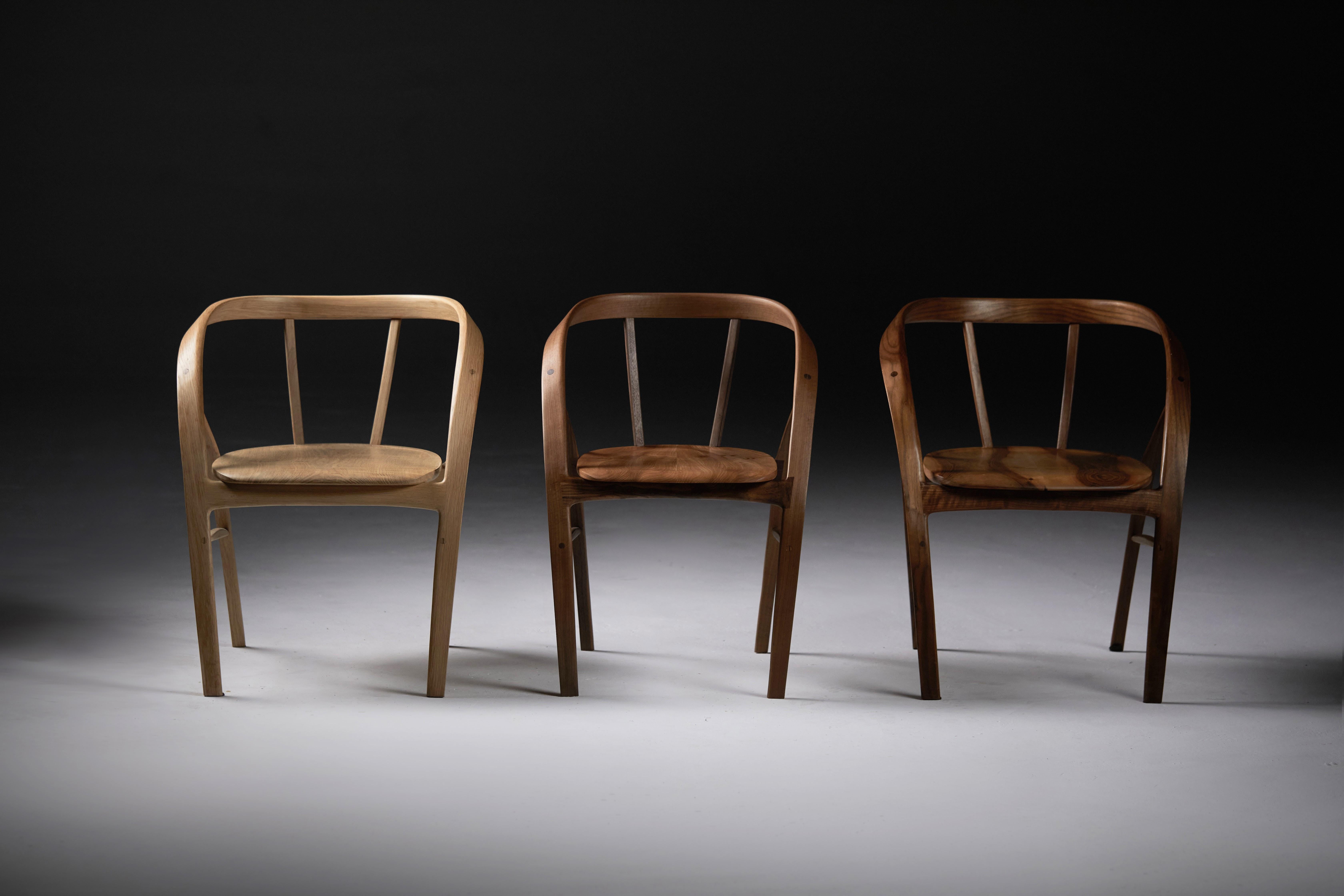 Bentwood Slim Carol Dining Chair by Jonathan Field For Sale 4
