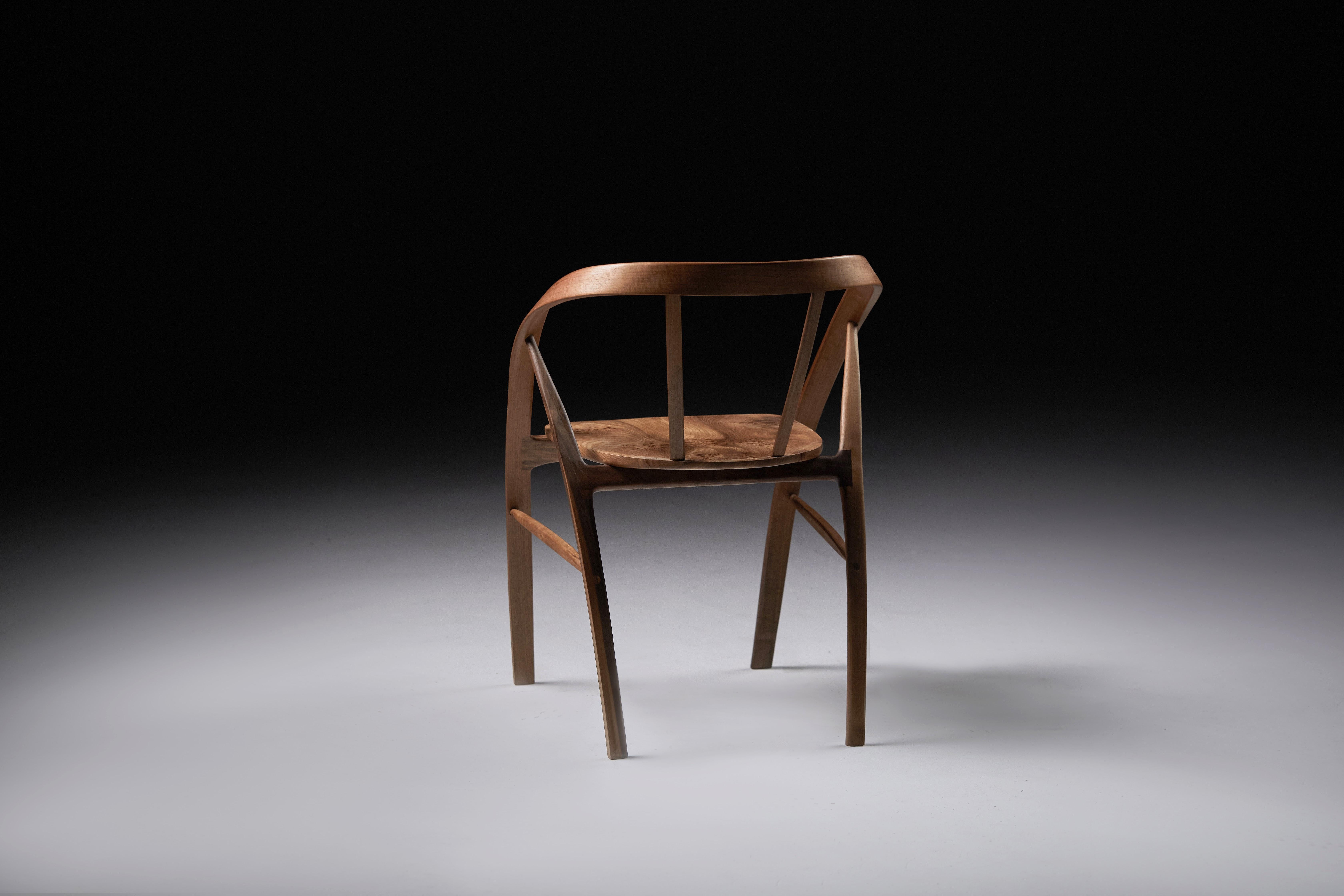Bentwood Slim Carol Dining Chair by Jonathan Field In New Condition For Sale In London, GB