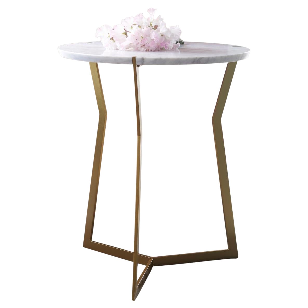 Mini Carrara Marmor Stern Beistelltisch von Olivier Gagnère