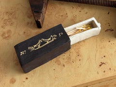 Mini Ceramic Restaurant Matchbox - Commerce Inn