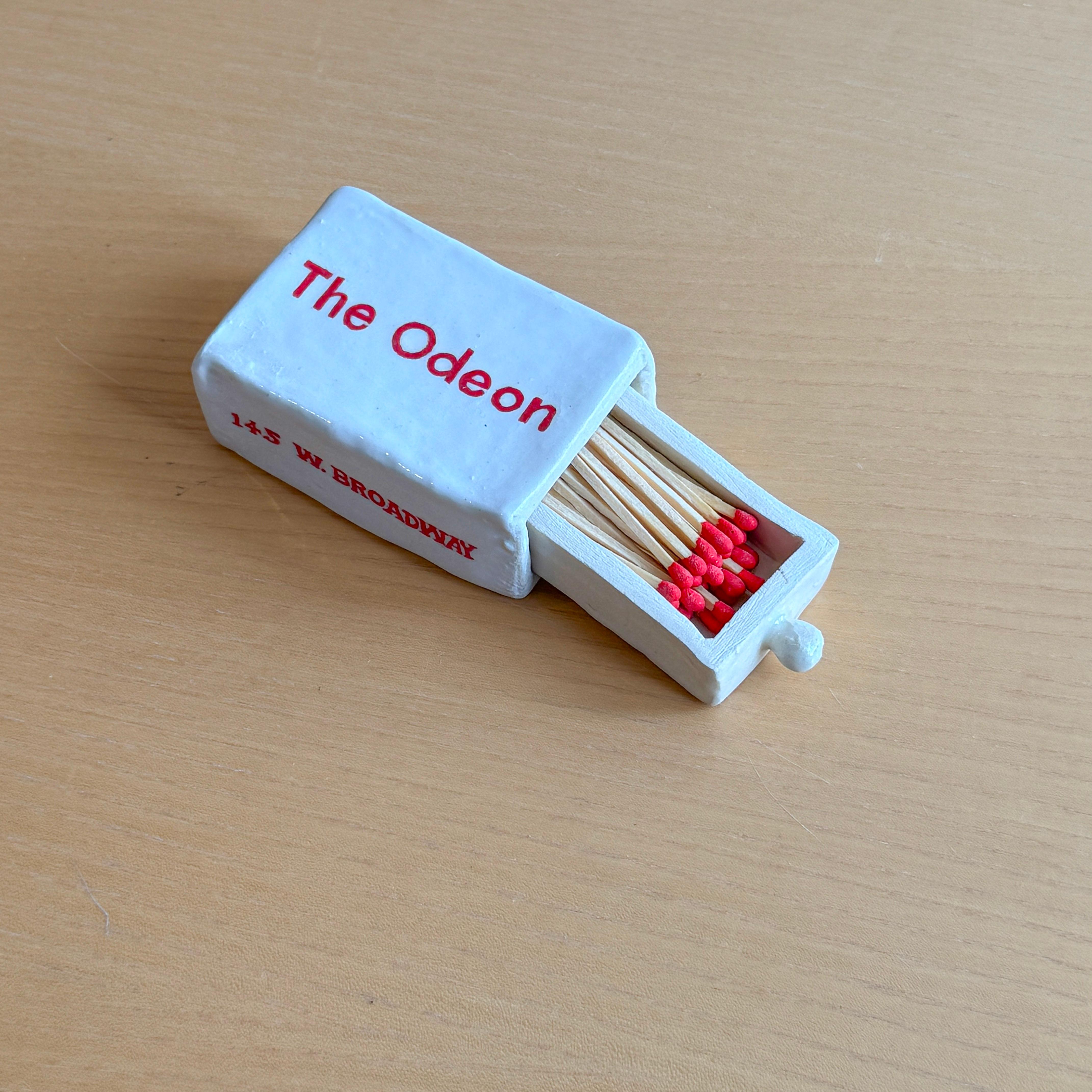 The Mini Matchbox Series is composed of roughly 2”x 3” boxes that make direct references to iconic NYC institutions. These boxes come with slide out inserts that are filled with matches, roughly 40-50 per order. There is also a fully functioning