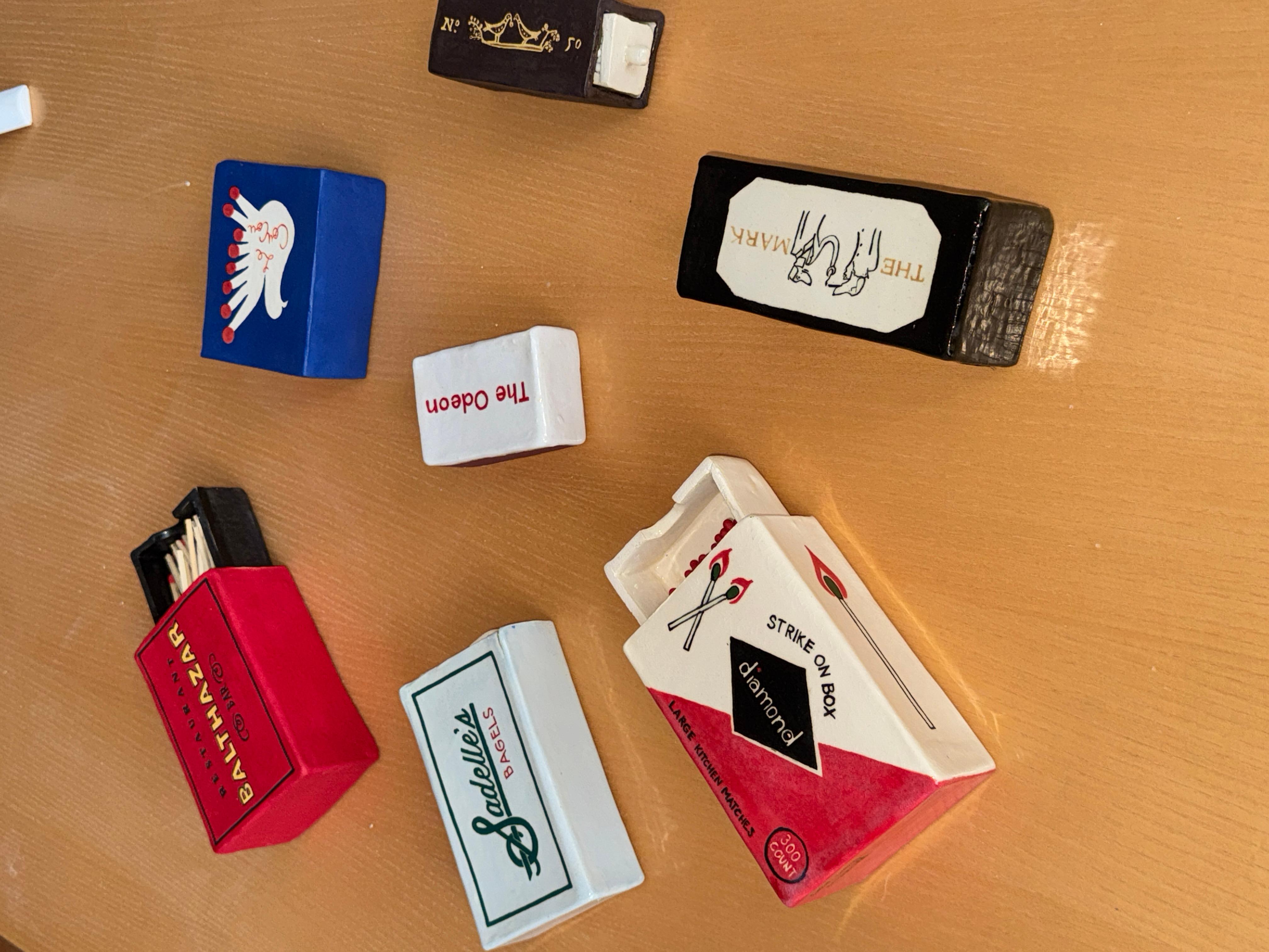 Modern Mini Ceramic Restaurant Matchbox - The Odeon
