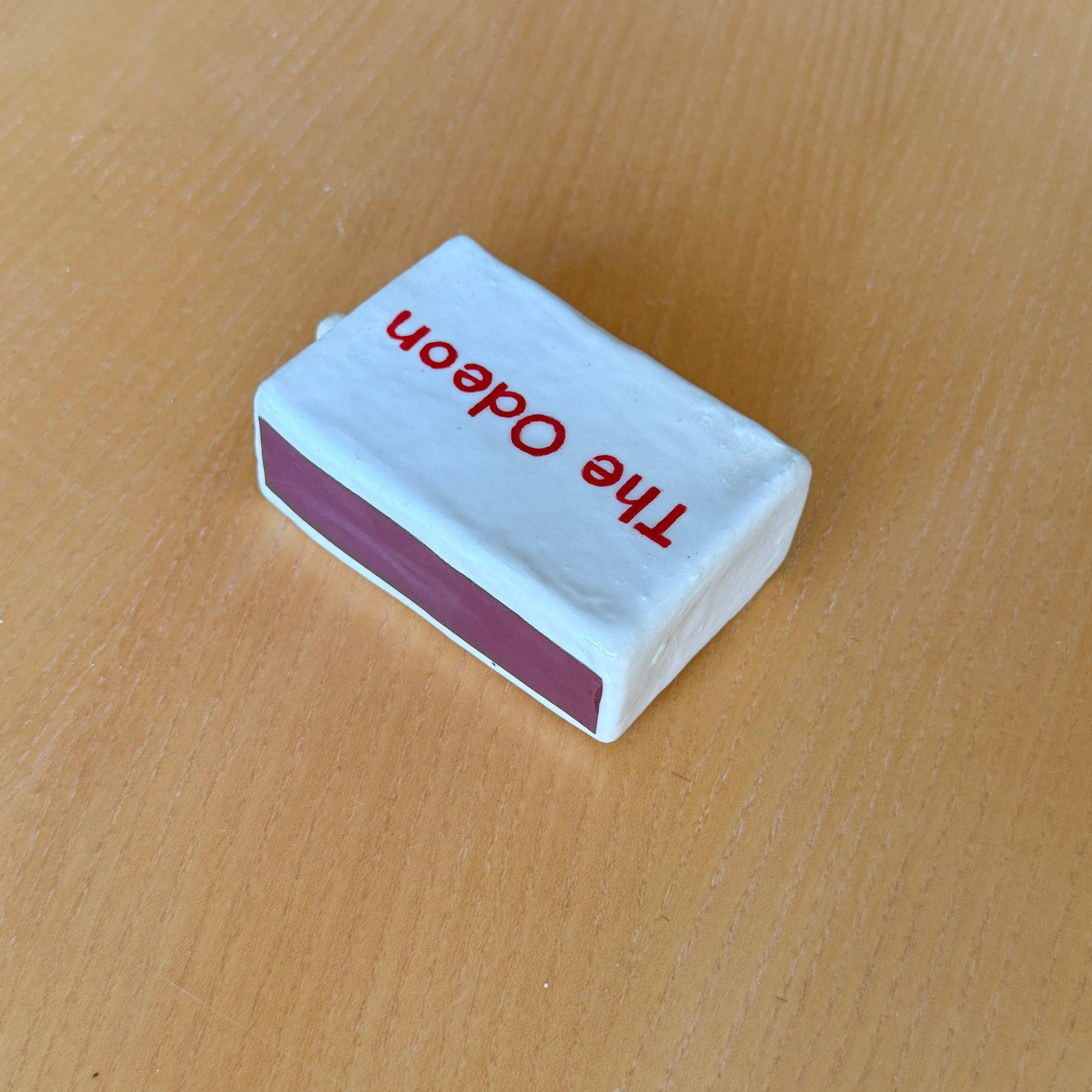 American Mini Ceramic Restaurant Matchbox - The Odeon