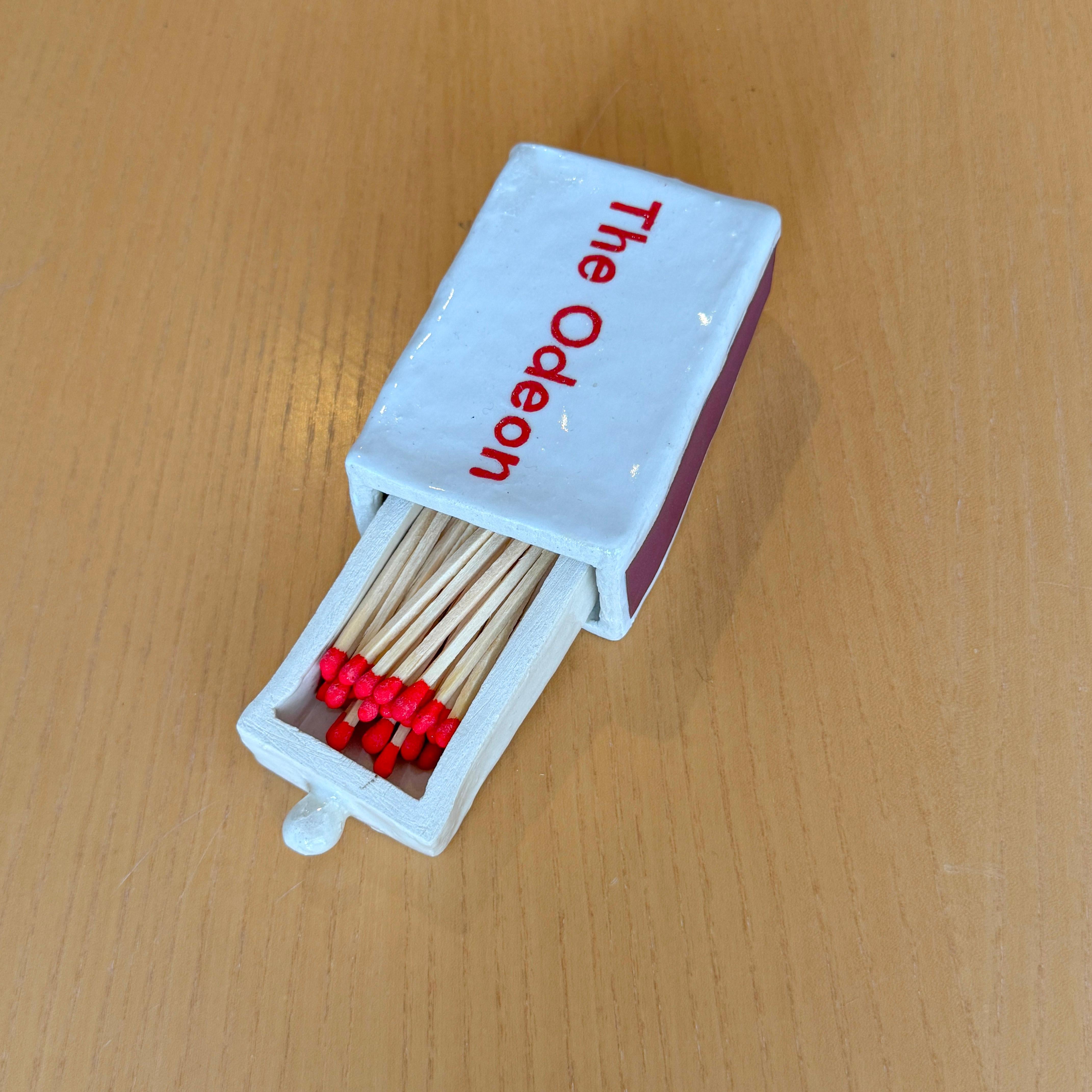 Mini Ceramic Restaurant Matchbox - The Odeon 1