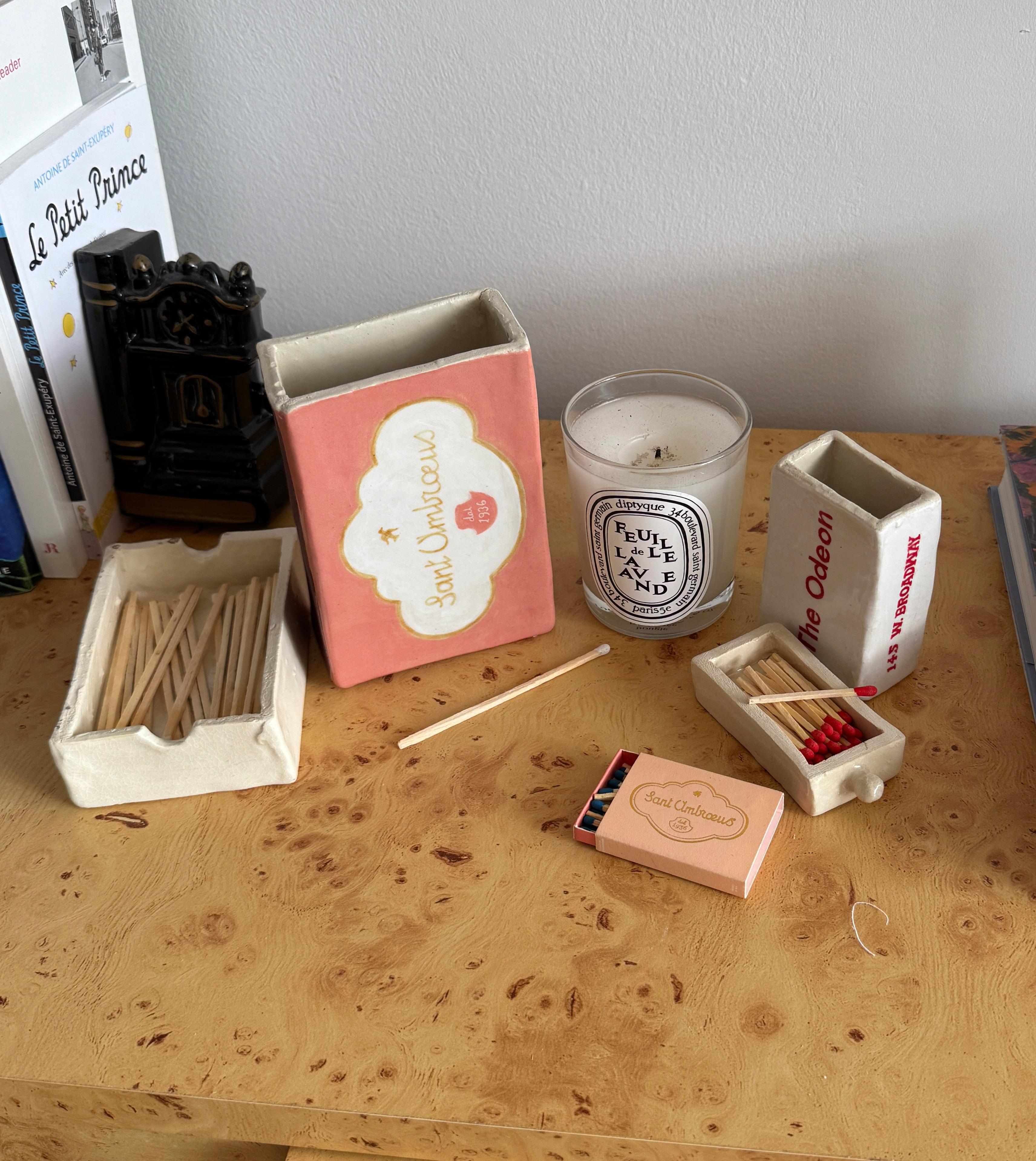 Mini Ceramic Restaurant Matchbox - The Odeon 2