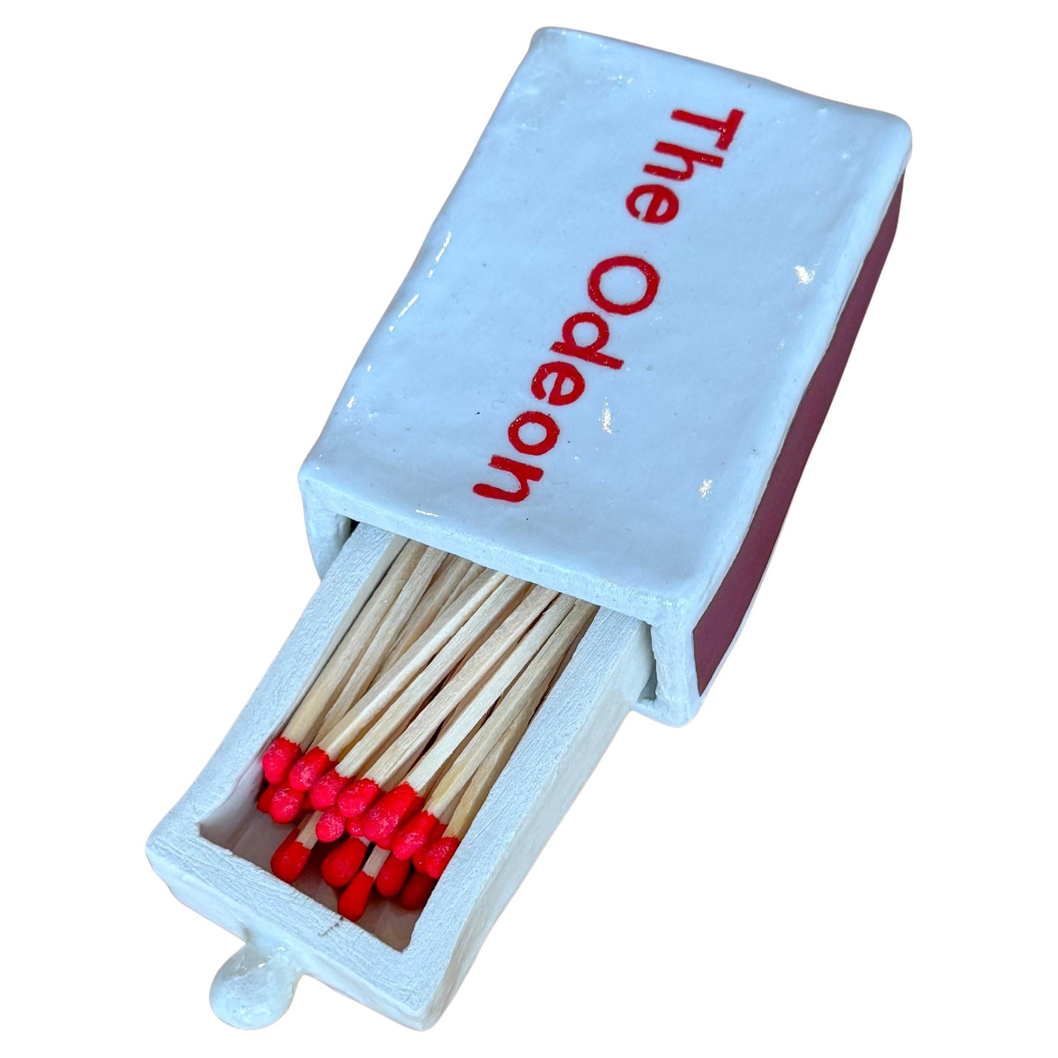 Mini Ceramic Restaurant Matchbox - The Odeon