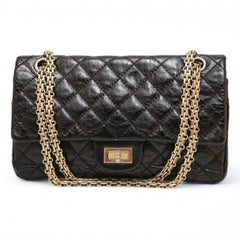 Mini Chanel 2.55 Black Leather