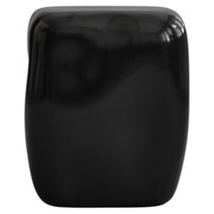 Mini Coffee Table in High Gloss Coffee Glazed Ceramic