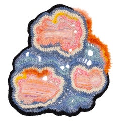 "Mini Cumulus" Handcrafted Knit/Crochet Clouds Wallhanging