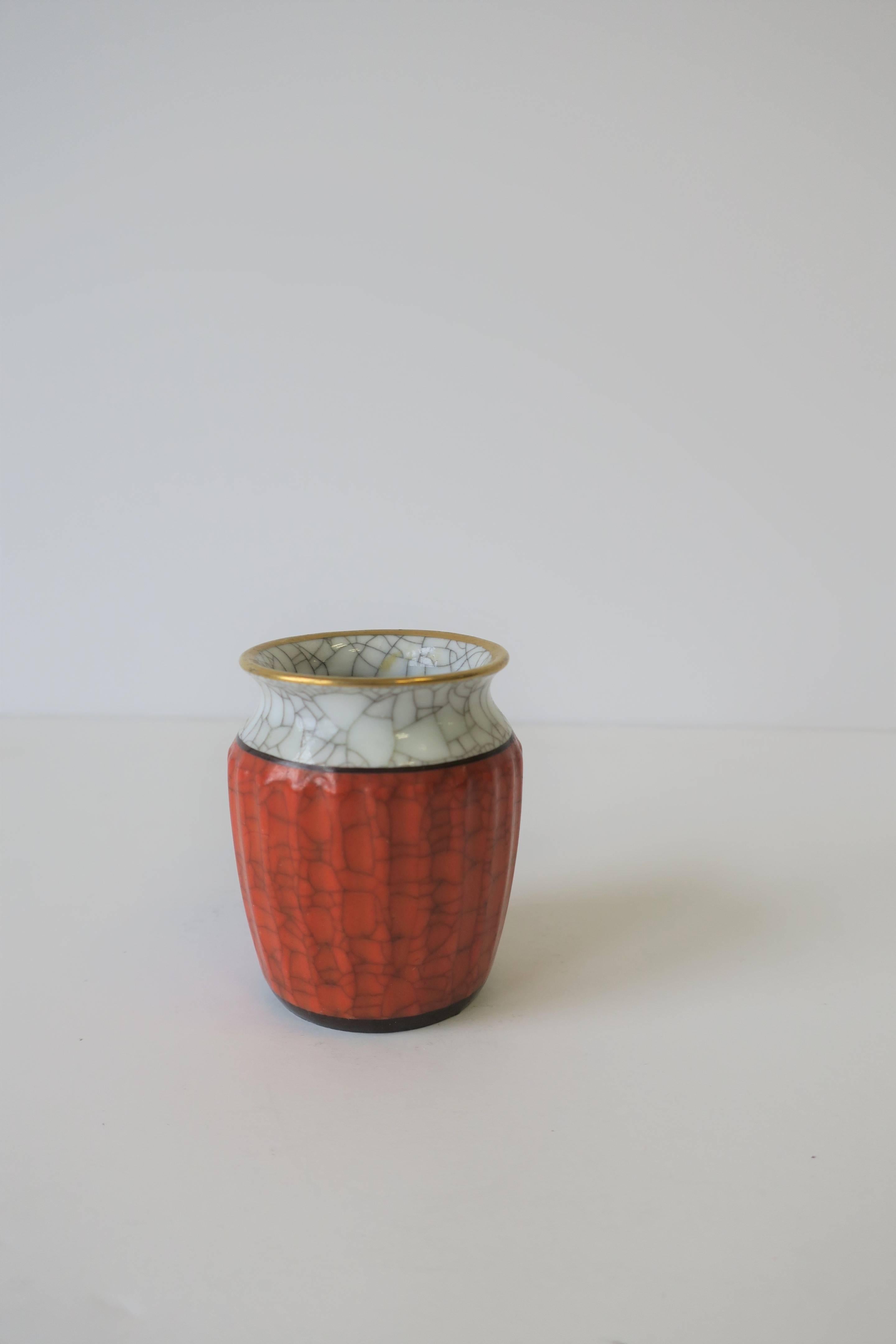 Danish Ceramic Vase, Small For Sale 1