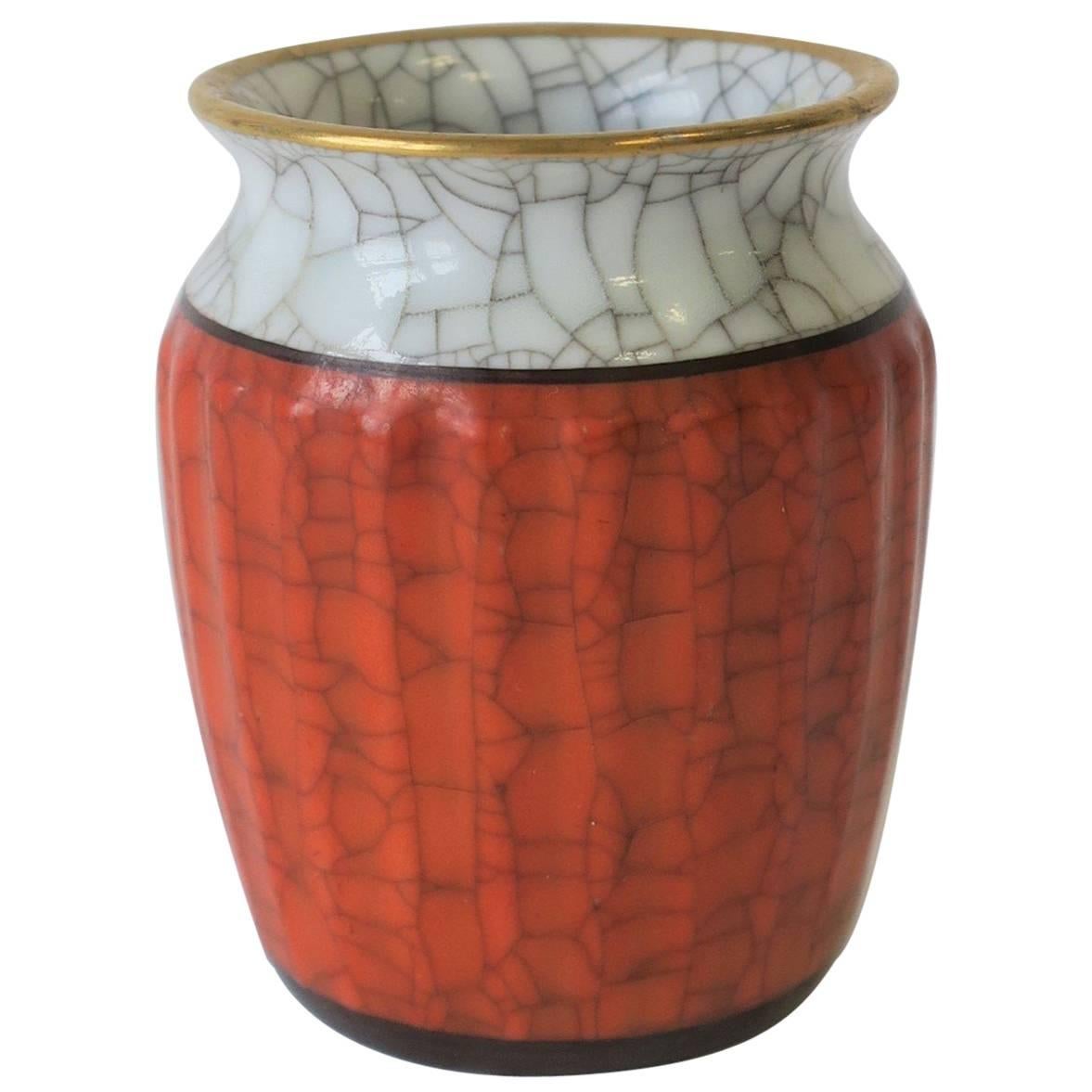 Danish Ceramic Vase, Small For Sale