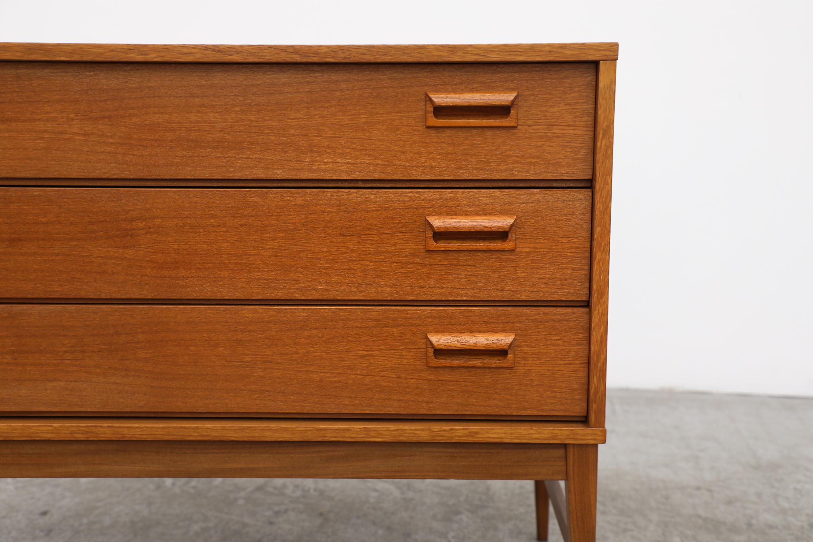 Mini Danish Teak Dresser or Nightstand 9