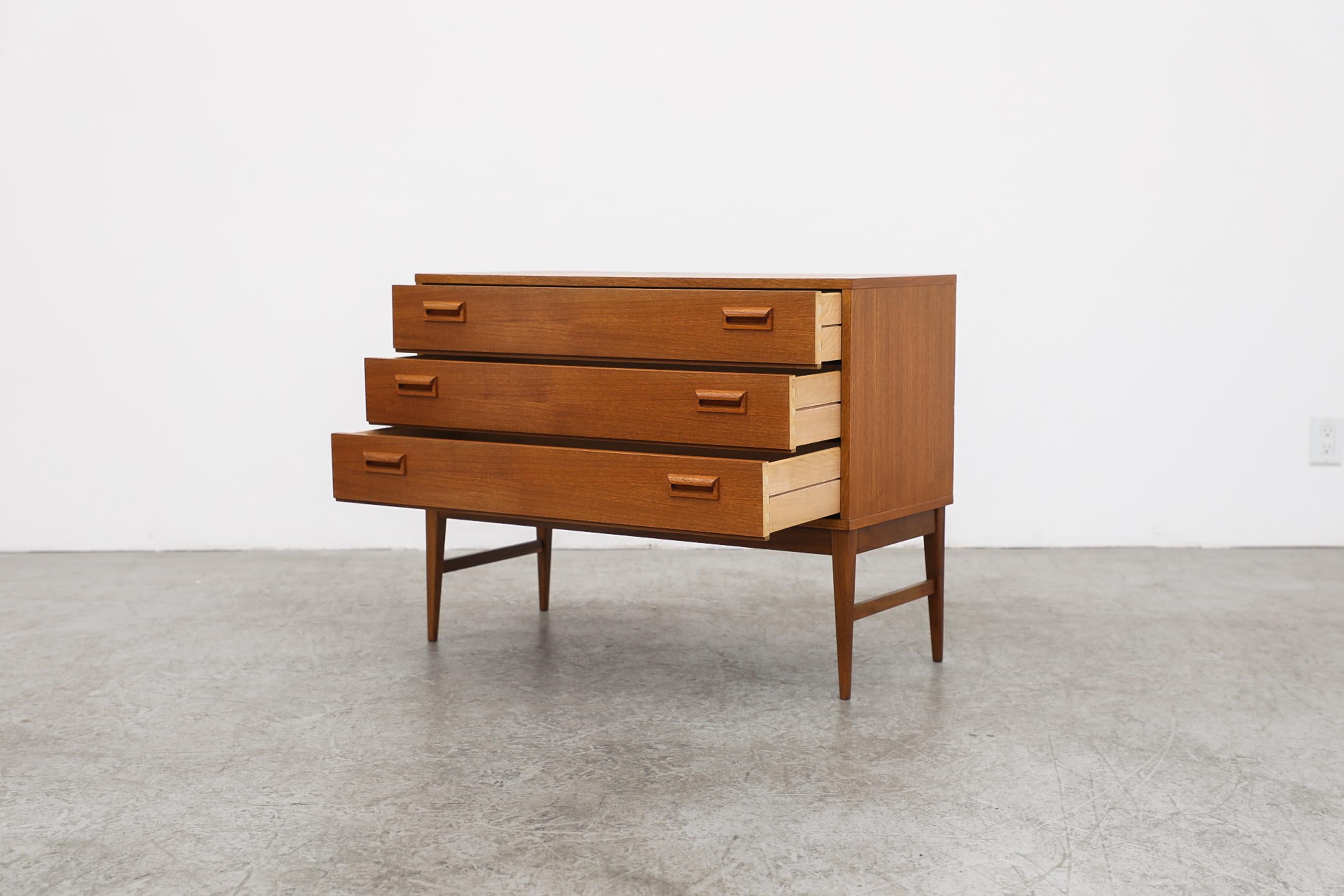 Mid-20th Century Mini Danish Teak Dresser or Nightstand