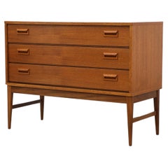 Retro Mini Danish Teak Dresser or Nightstand