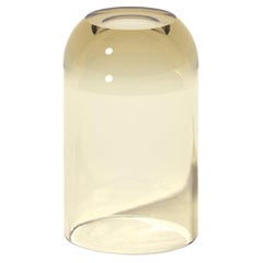 Mini table d'appoint Dew Drop en citrine, résine translucide, par Ian Cochran
