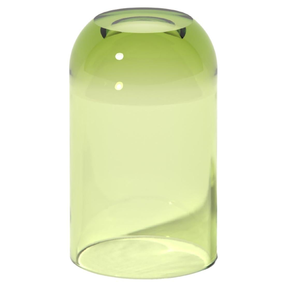 Mini Dew Drop Side Table in Honeydew, Green Translucent Resin, by Ian Cochran
