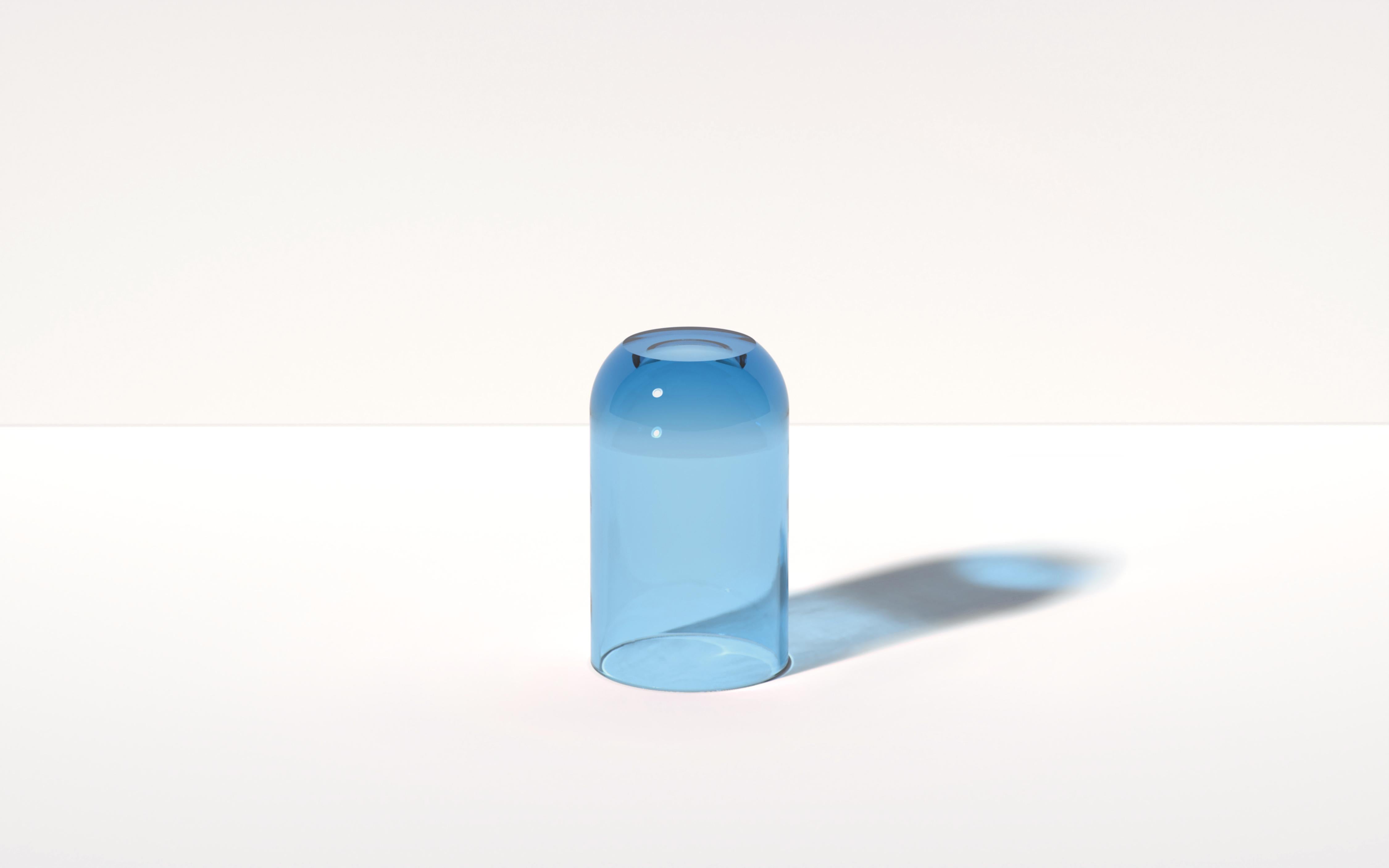 Mini Dew Drop Side Table in Spritz Orange, Translucent Resin, by Ian Cochran For Sale 6