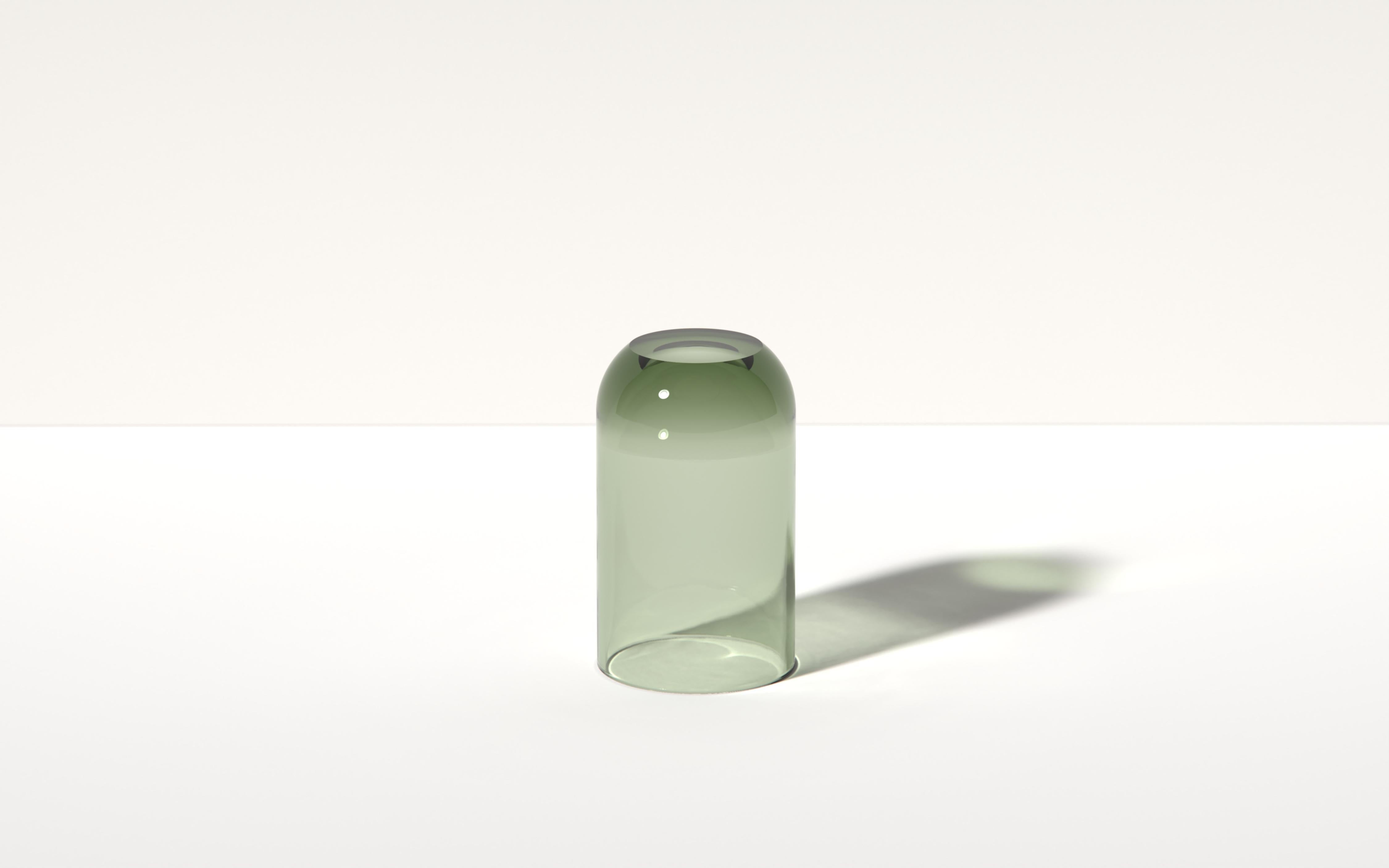 Contemporary Mini Dew Drop Side Table in Spritz Orange, Translucent Resin, by Ian Cochran For Sale