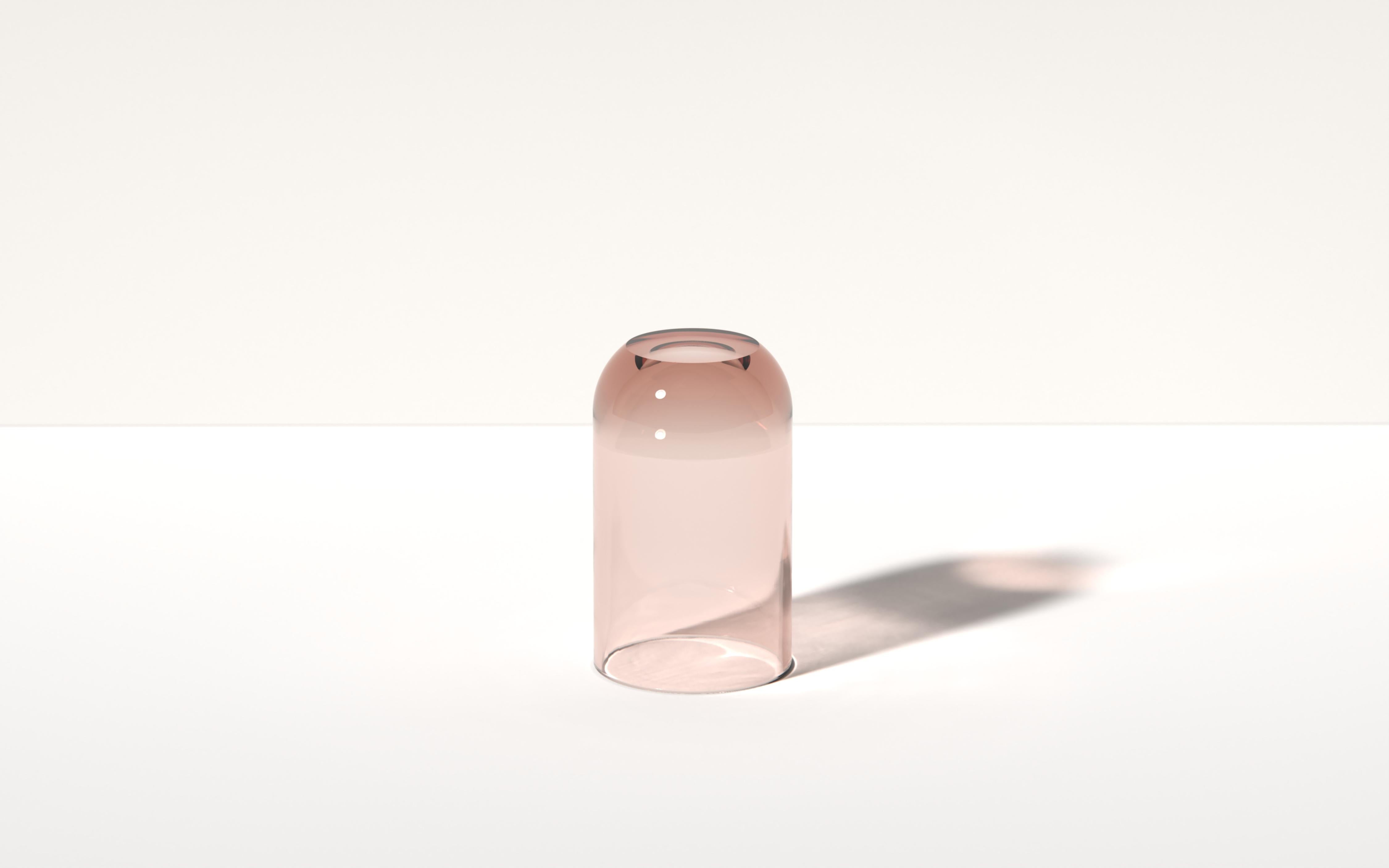 Mini Dew Drop Side Table in Spritz Orange, Translucent Resin, by Ian Cochran For Sale 1
