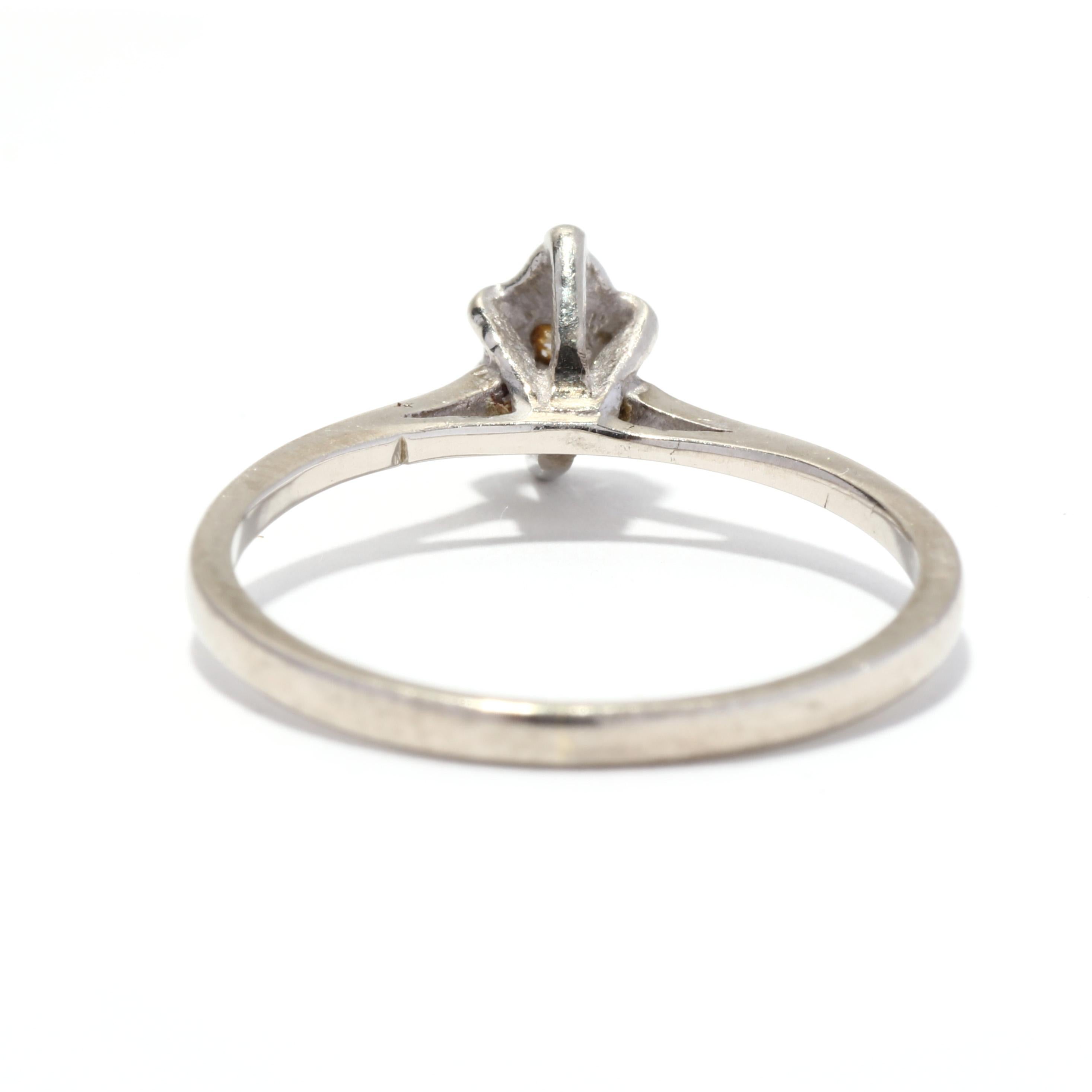 navette diamond ring