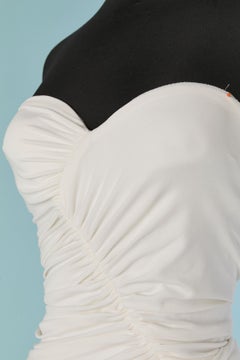 Mini abito bustier in jersey drappeggiato ALEXANDRE VAUTHIER