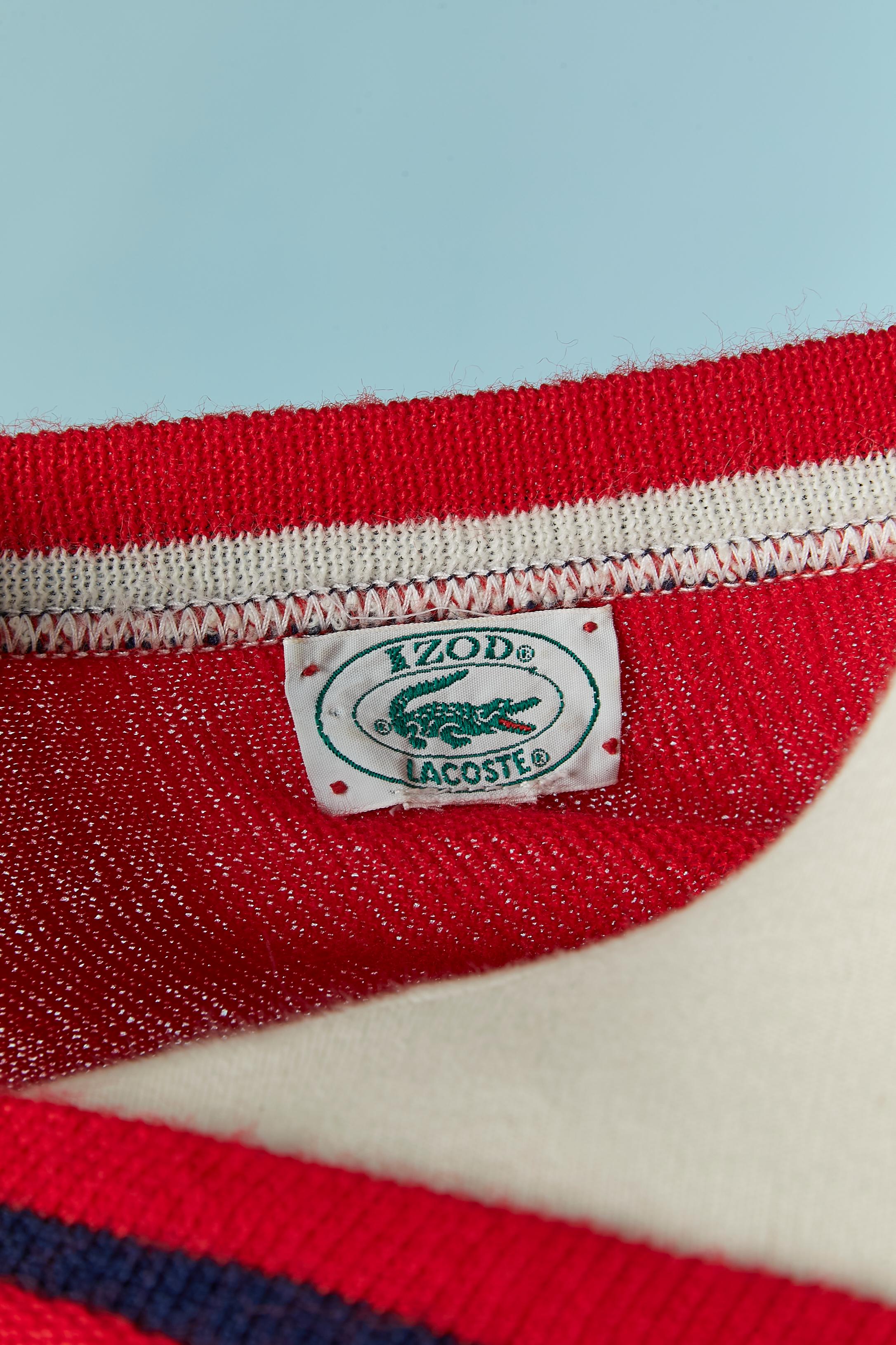 Mini dress in red knit IZOD LACOSTE en venta 2