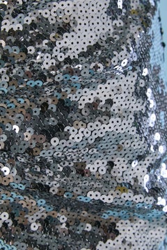 Mini dress in silver sequin ALEXANDRE VAUTHIER