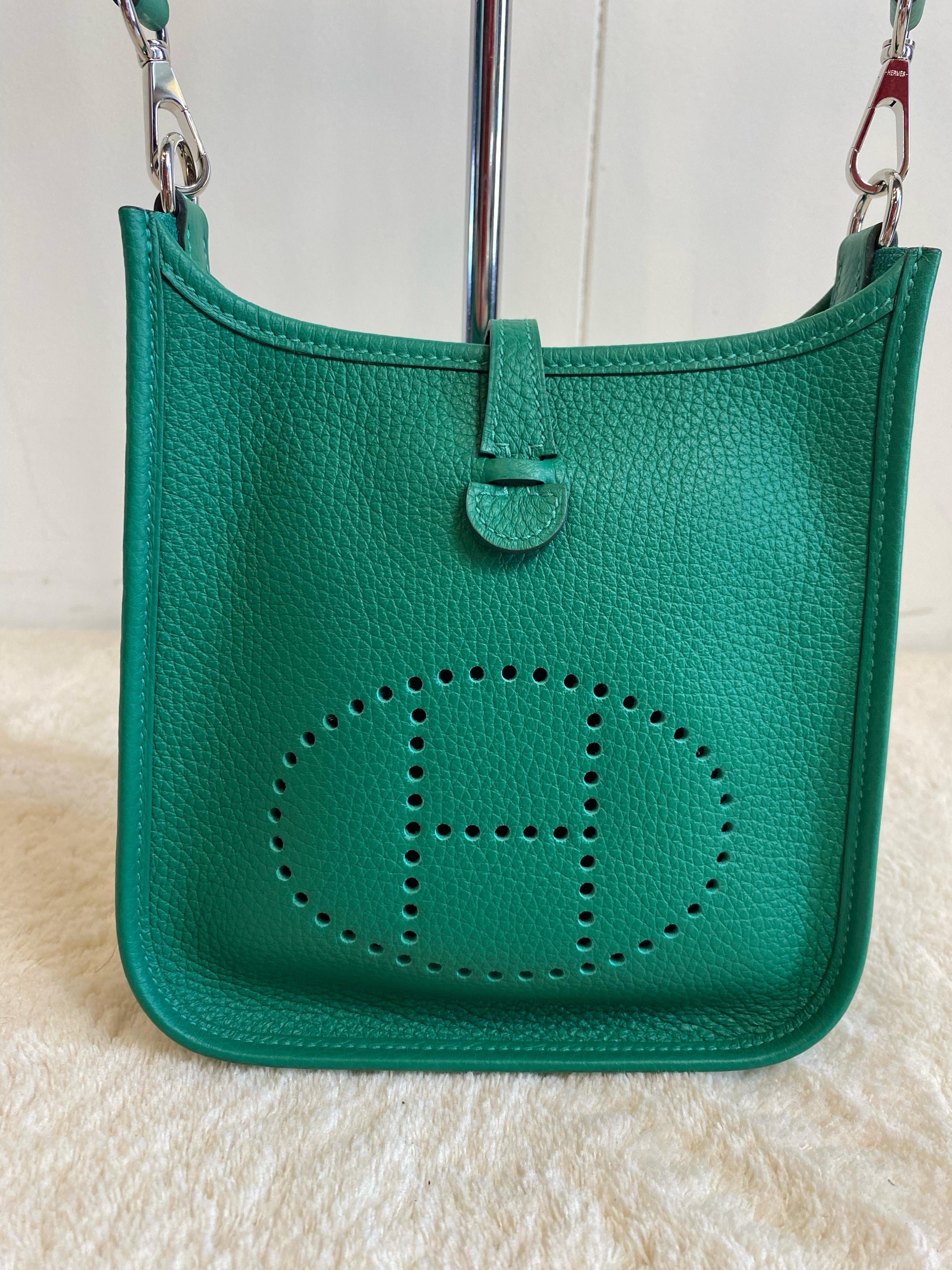Hermès Tasche Mini Evelyne. im Angebot 5