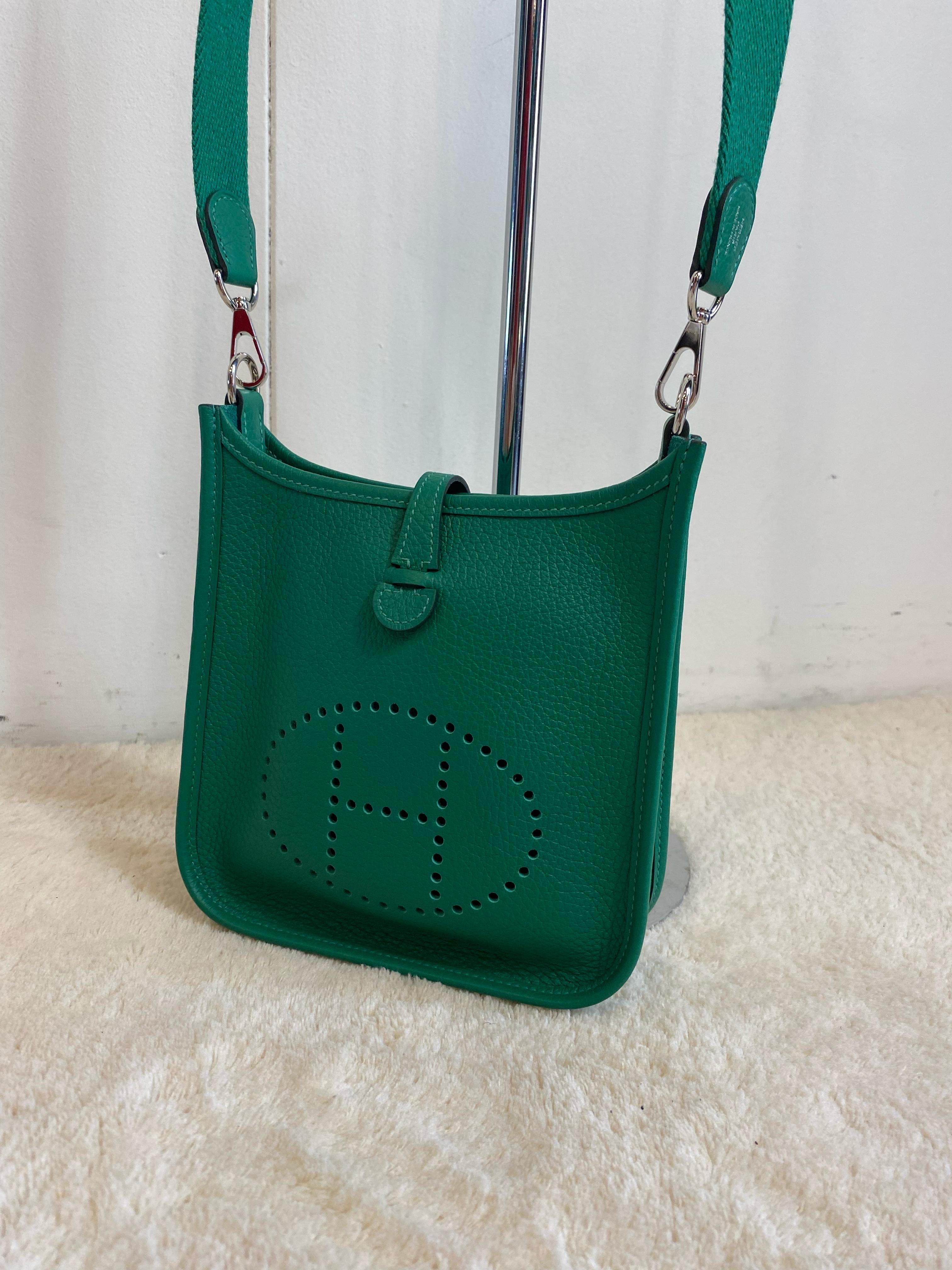 Hermès Tasche Mini Evelyne. im Angebot 6