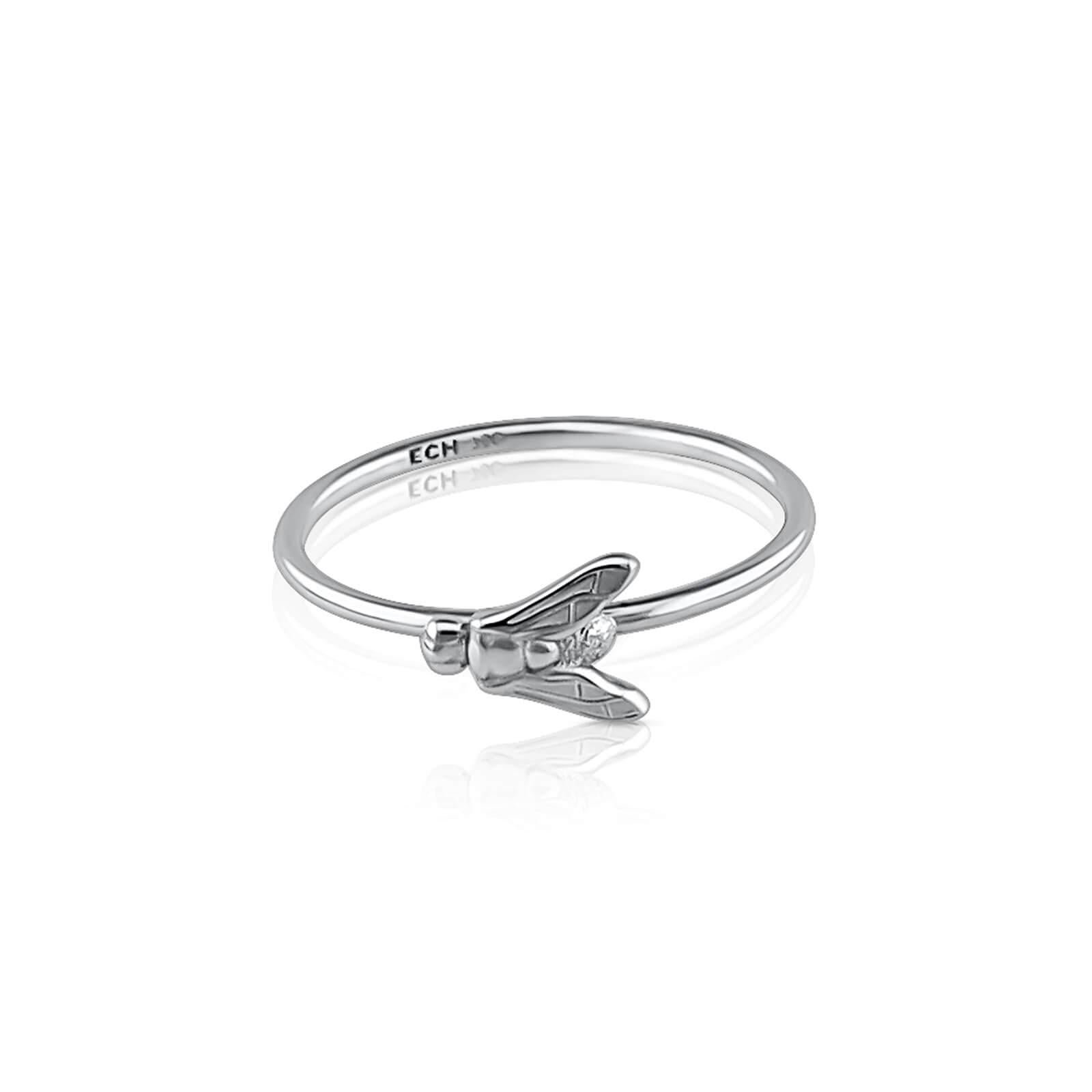 mini FLY Essential Ring in 18K White Gold - ECH JEWELRY For Sale 2