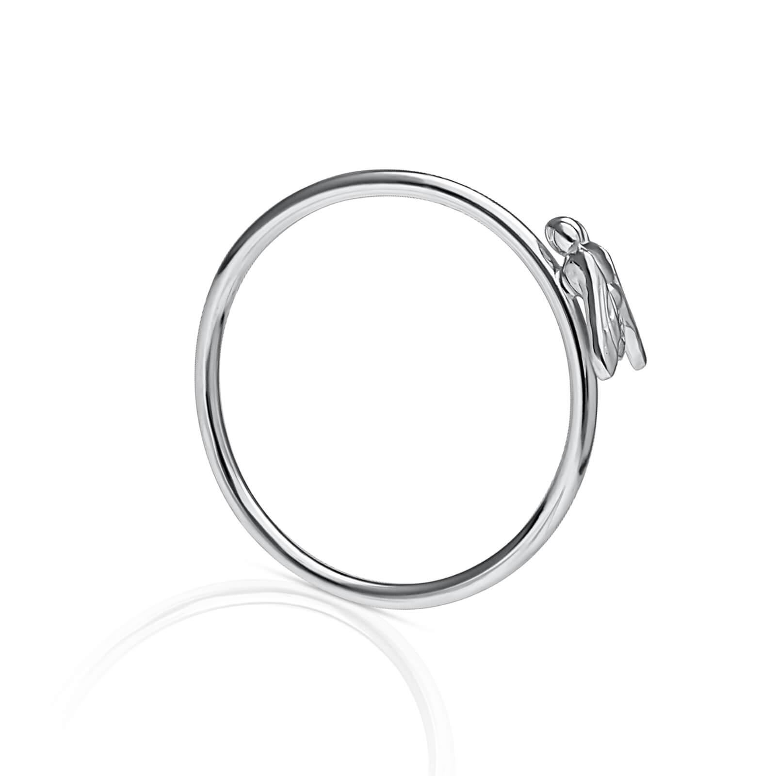 mini FLY Essential Ring in 18K White Gold - ECH JEWELRY For Sale 3
