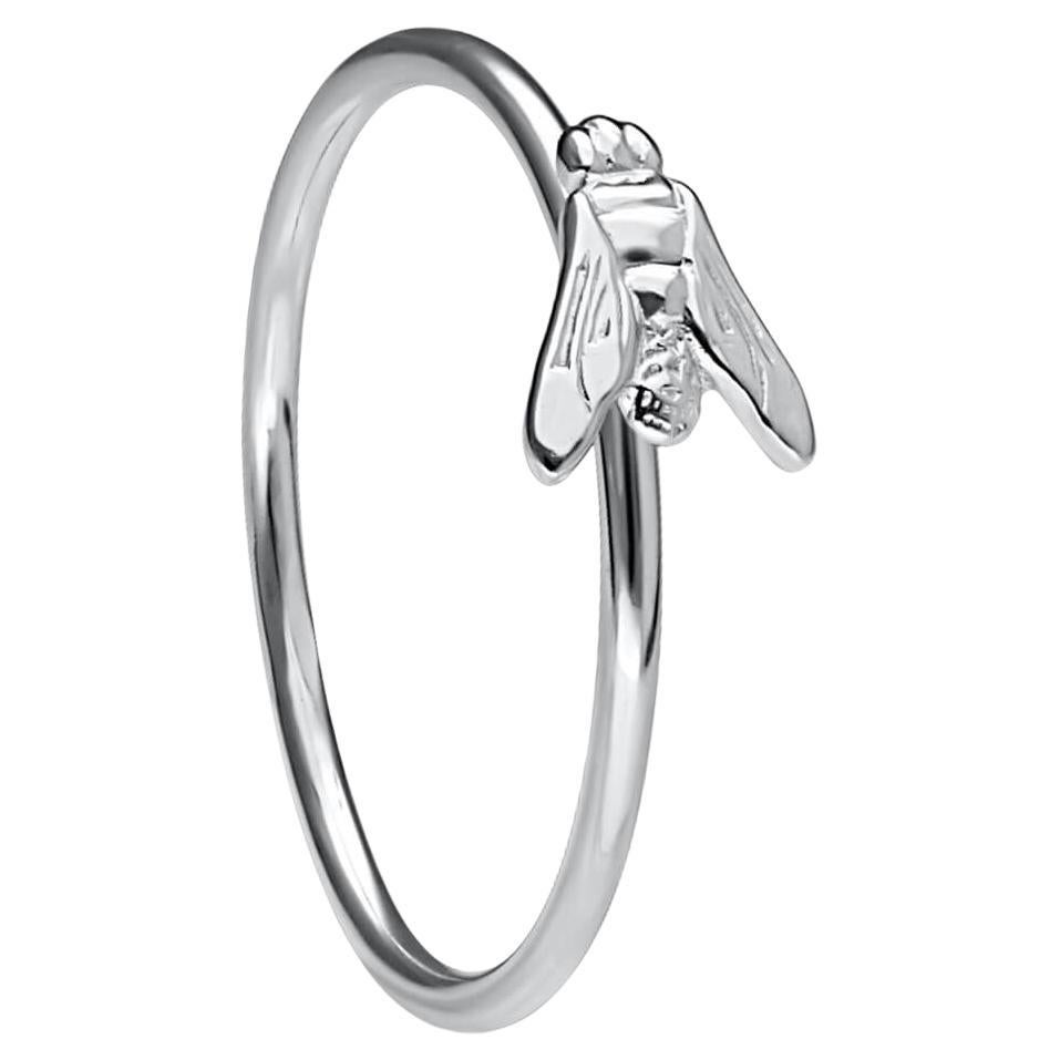 mini FLY Essential Ring in 18K White Gold - ECH JEWELRY