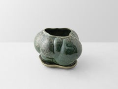 Mini Green Botryoidal Planter by Forma Rosa Studio