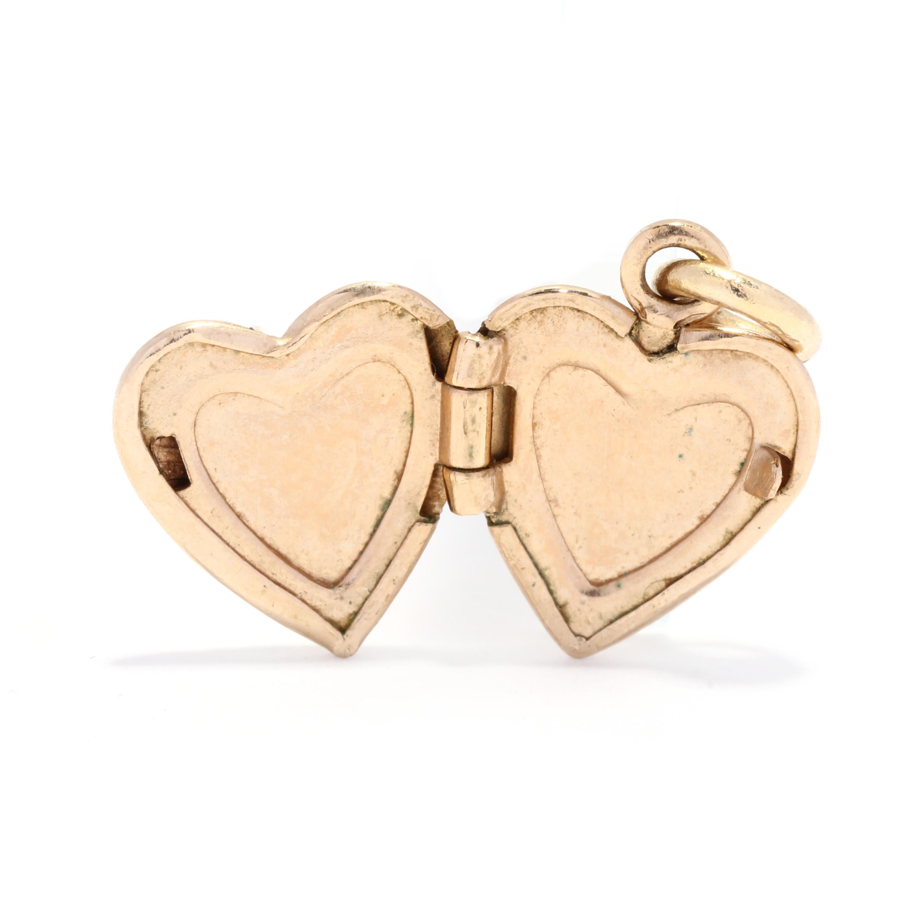 tiny gold locket necklace