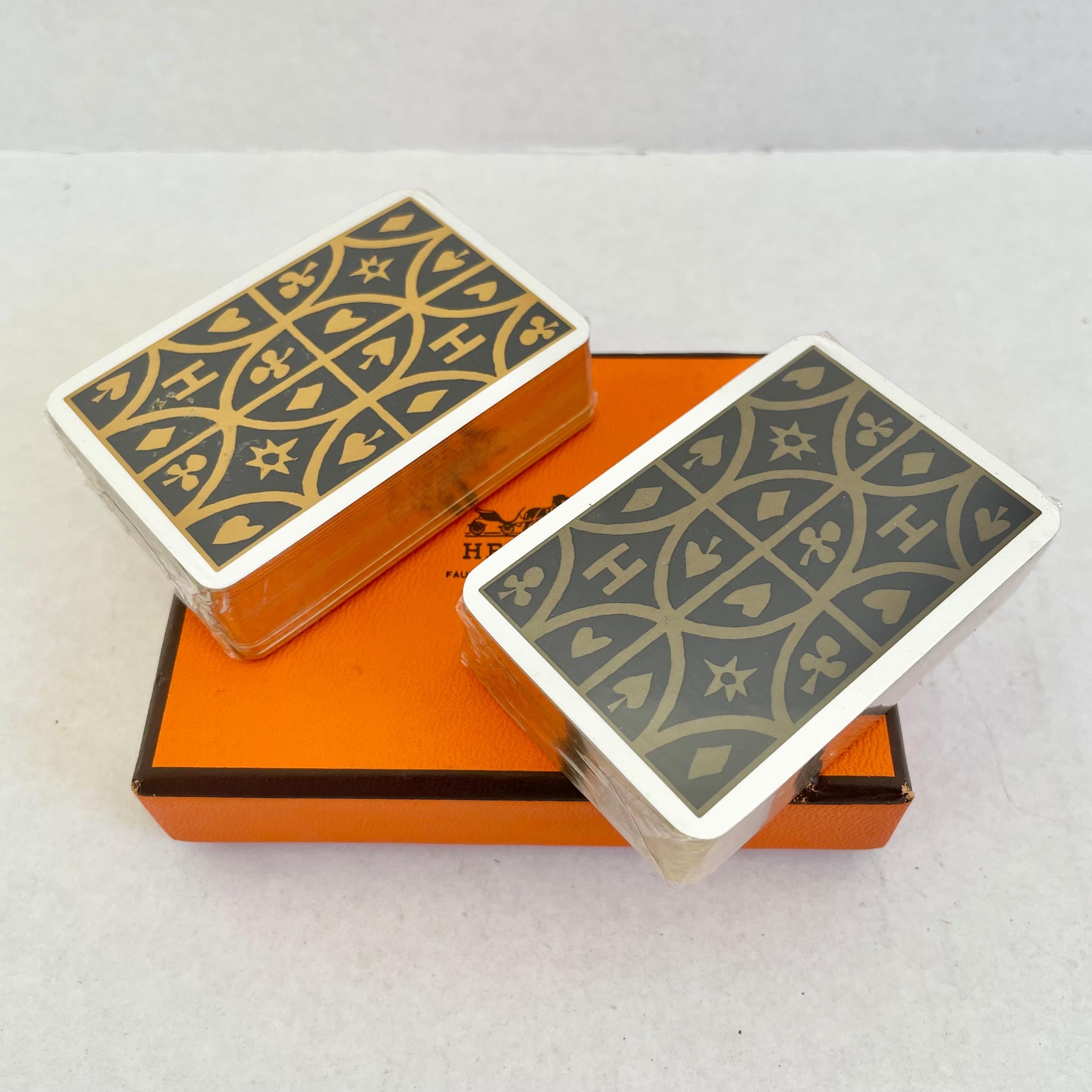 French Mini Hermes Playing Cards For Sale