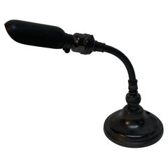 Antique Mini Industrial Hubbell Style Goose Neck Work Light